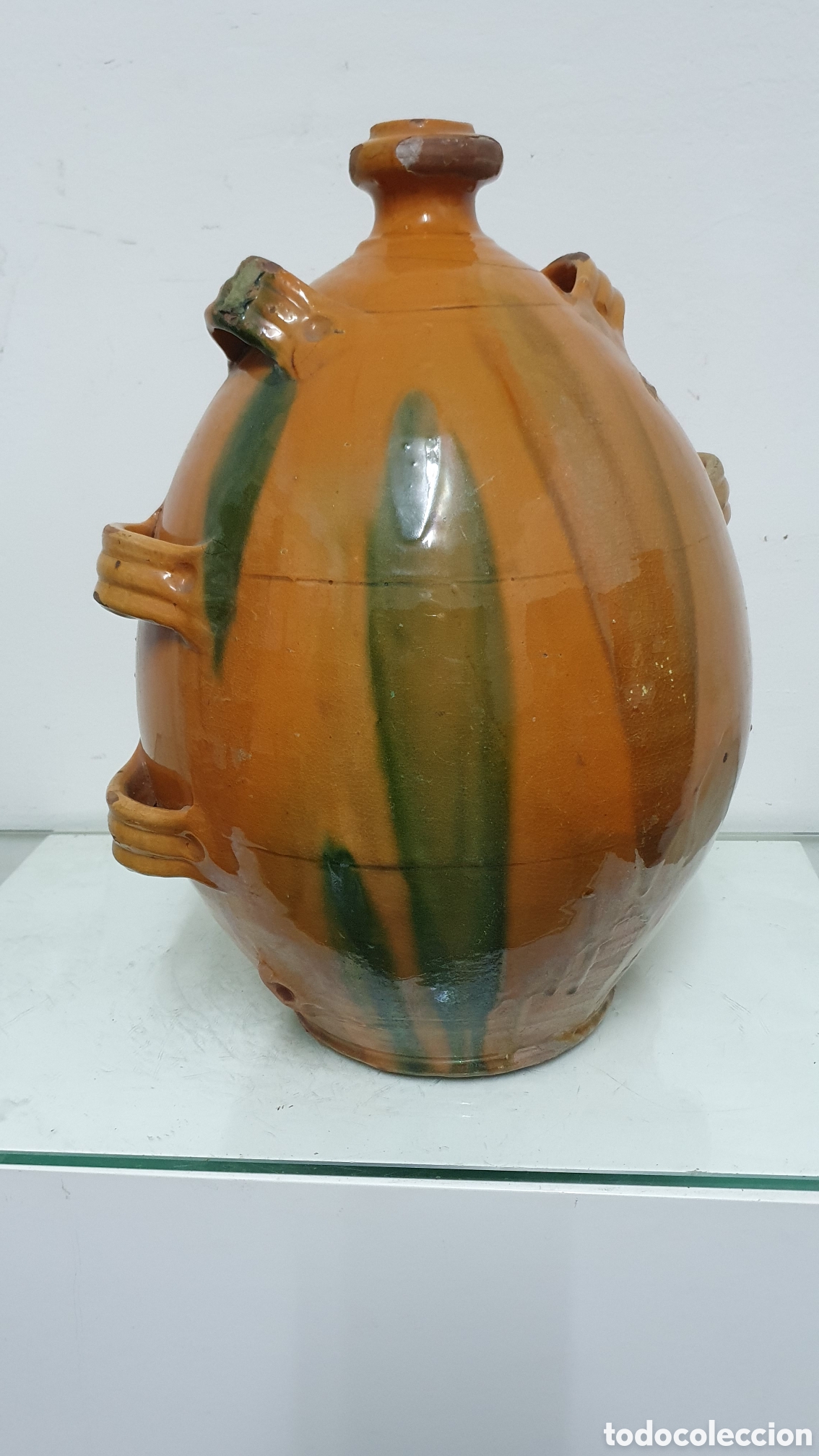 Antig&uuml;edades: Alcuza, c&aacute;ntaro de aceite franc&eacute;s. - Foto 3