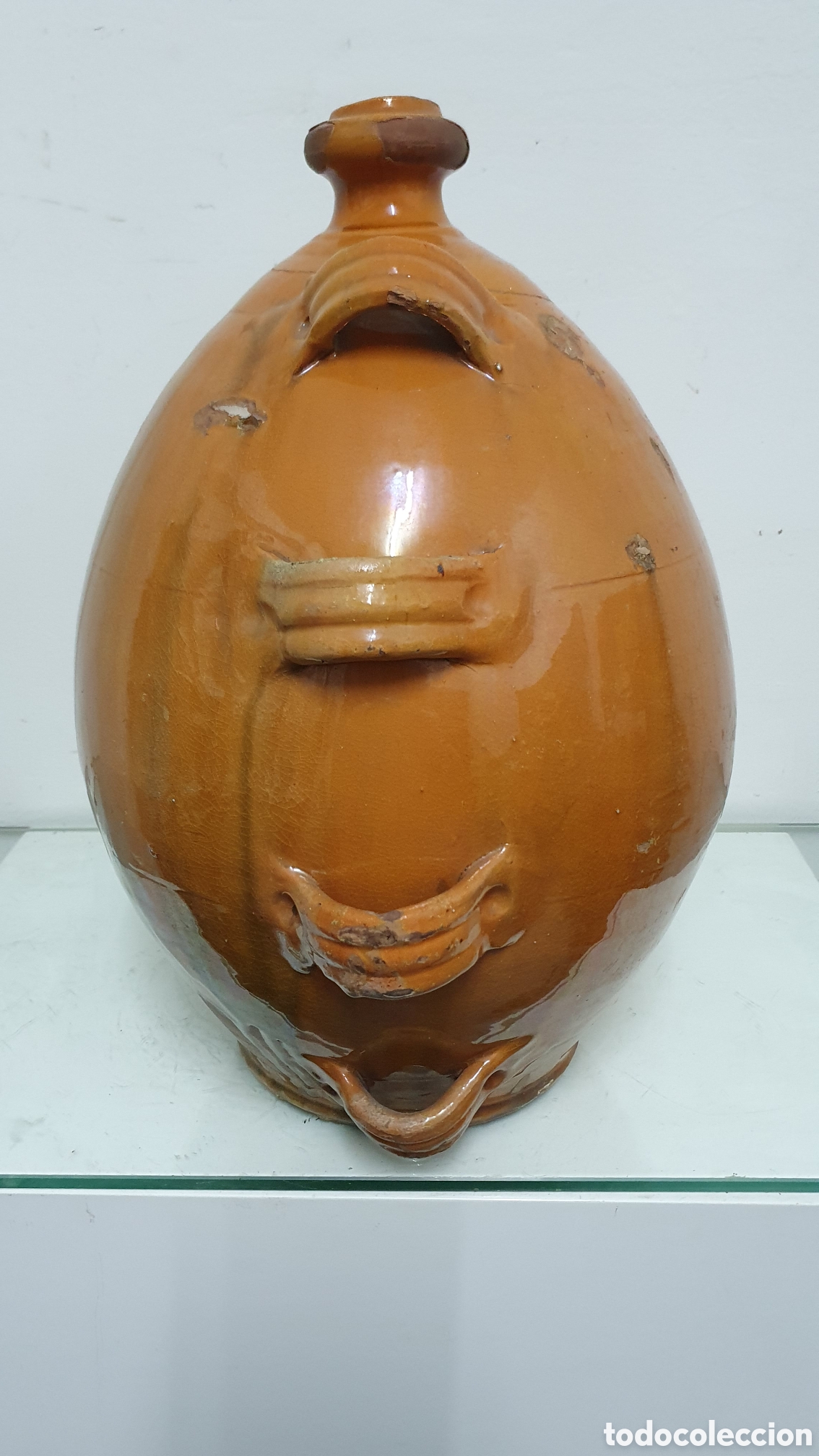 Antig&uuml;edades: Alcuza, c&aacute;ntaro de aceite franc&eacute;s. - Foto 5