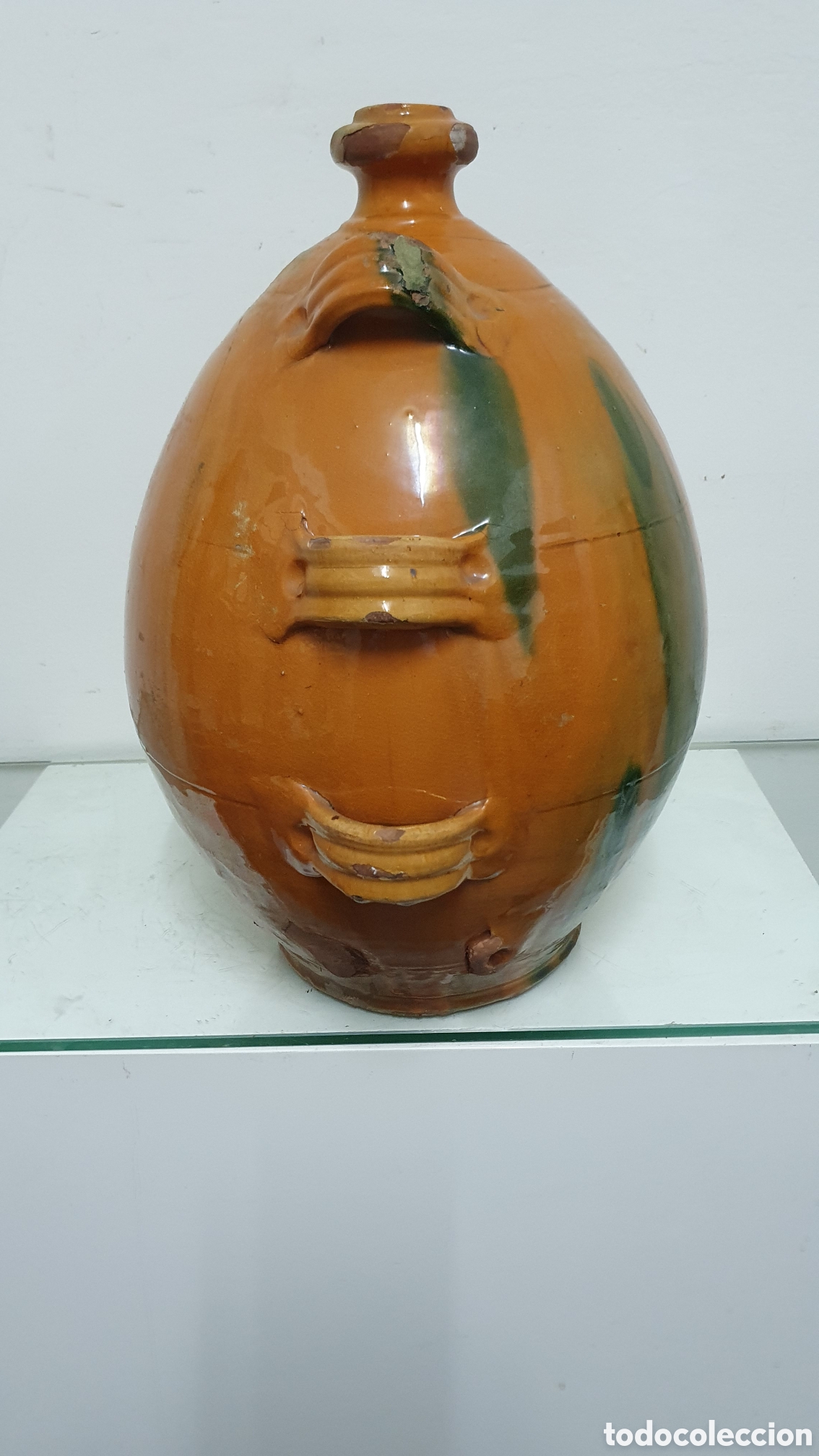Antig&uuml;edades: Alcuza, c&aacute;ntaro de aceite franc&eacute;s. - Foto 6