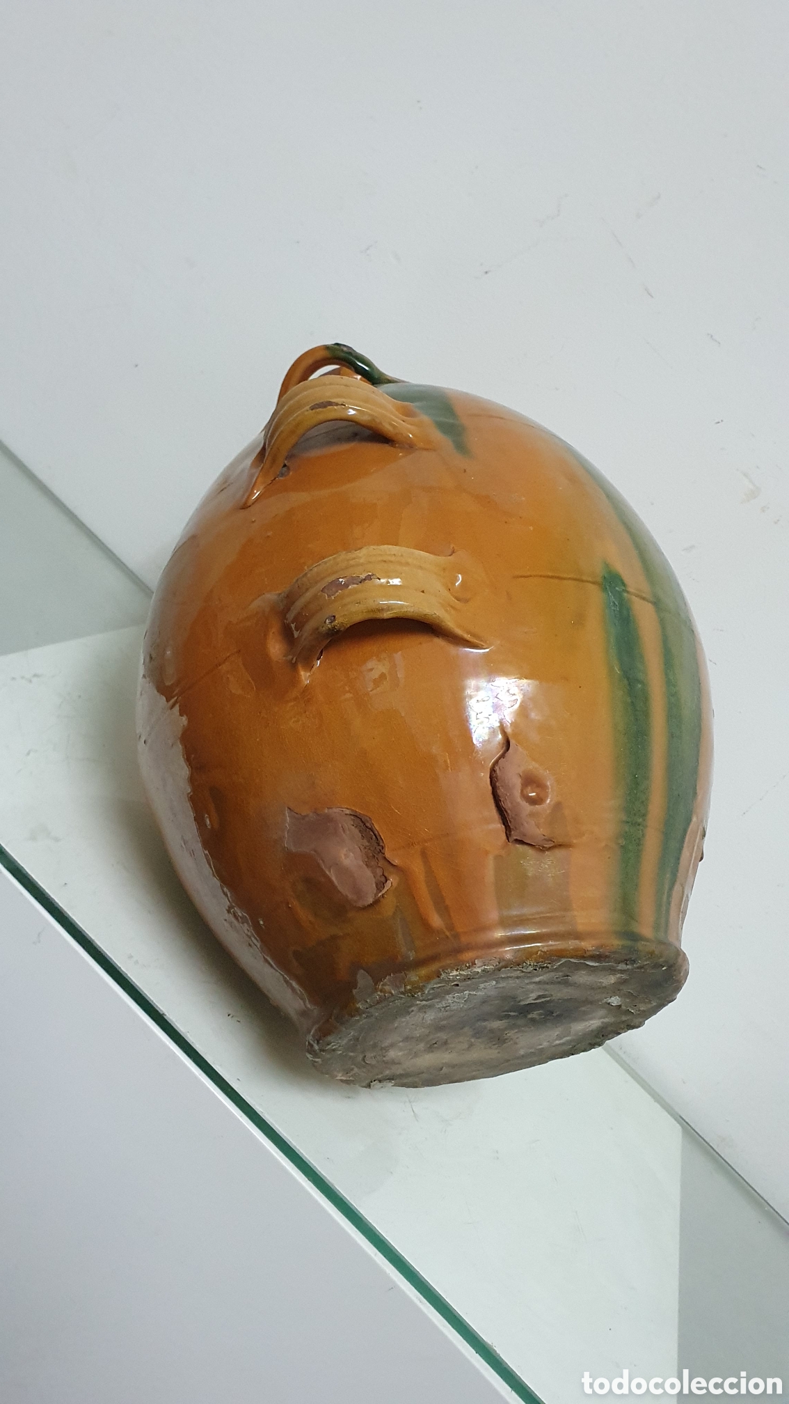 Antig&uuml;edades: Alcuza, c&aacute;ntaro de aceite franc&eacute;s. - Foto 7