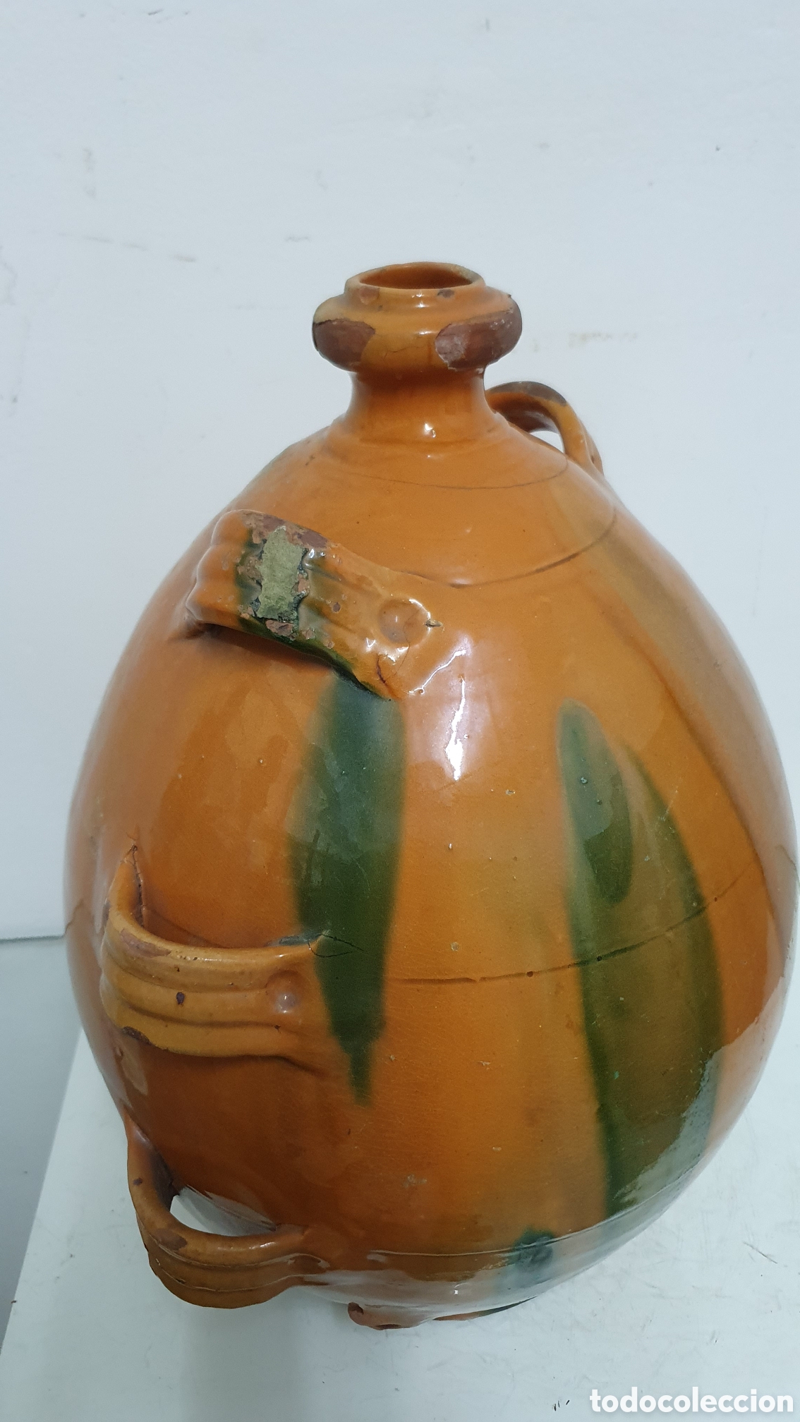 Antig&uuml;edades: Alcuza, c&aacute;ntaro de aceite franc&eacute;s. - Foto 9