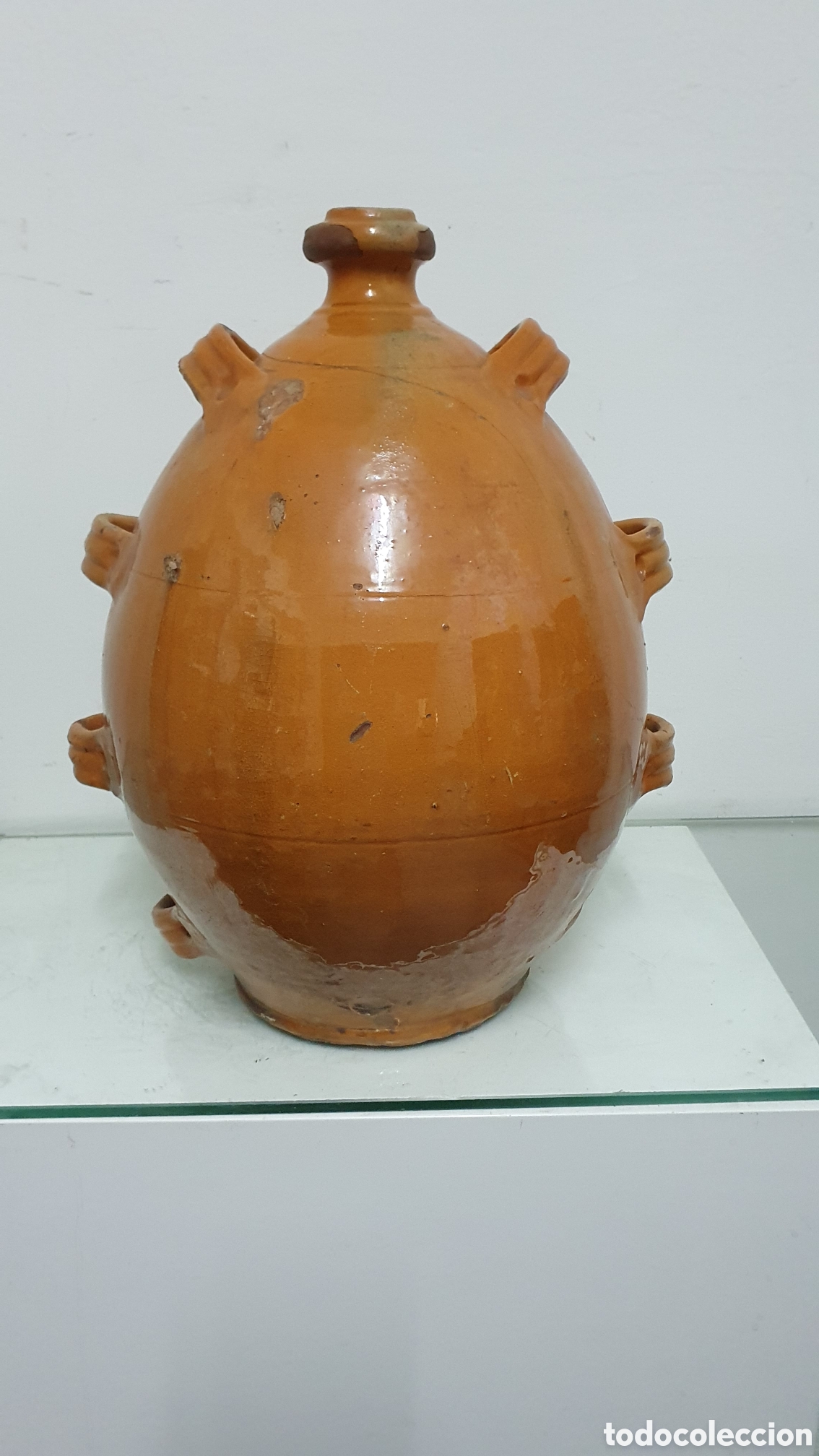 Antig&uuml;edades: Alcuza, c&aacute;ntaro de aceite franc&eacute;s. - Foto 1