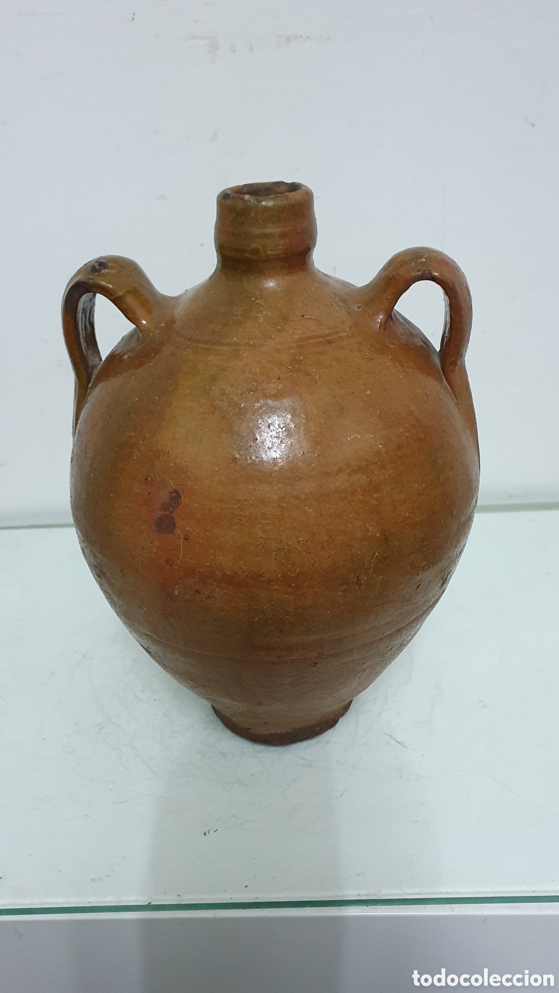 Antig&uuml;edades: C&aacute;ntaro de aguardiente de Ciudad Real. - Foto 4
