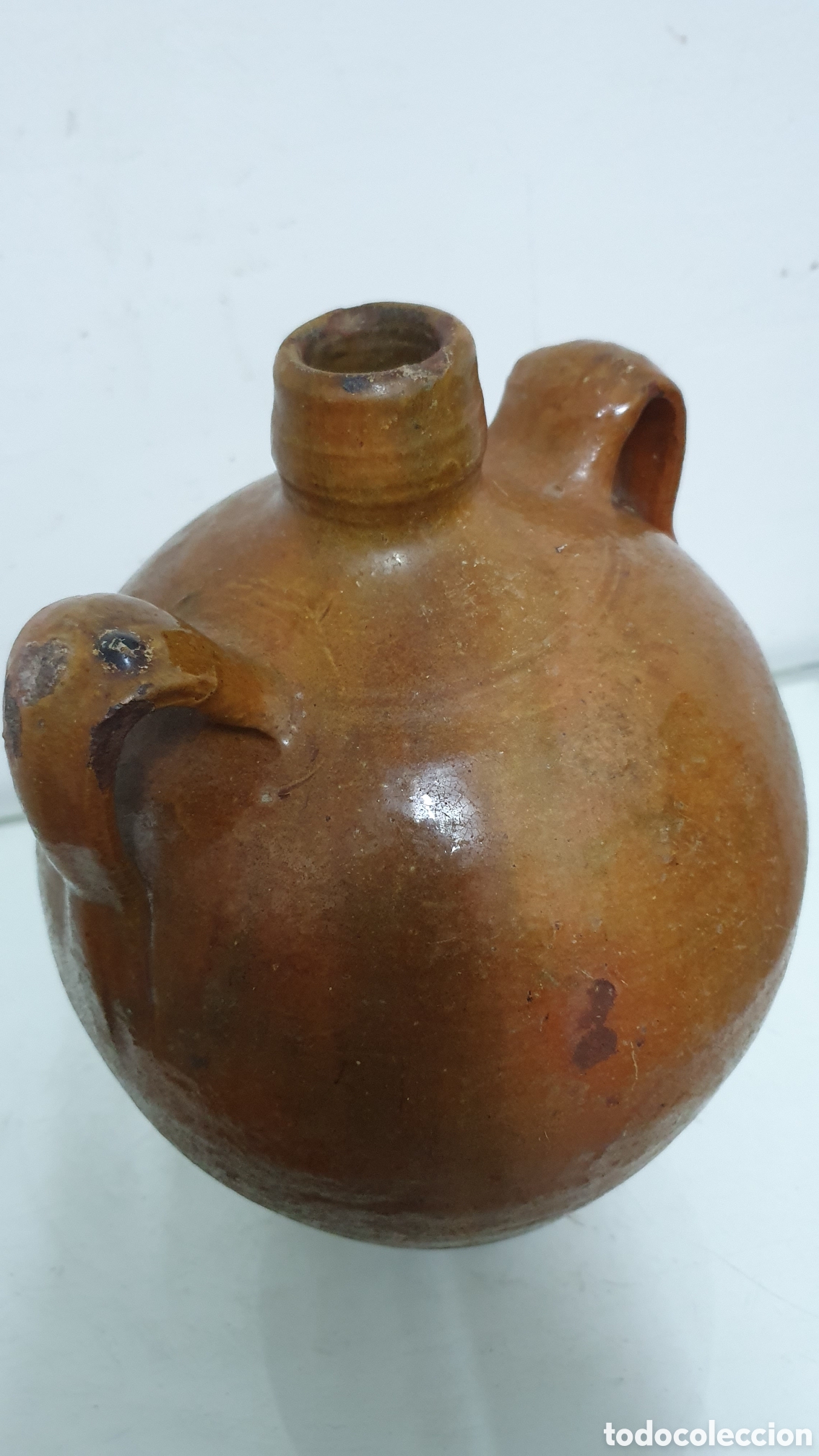 Antig&uuml;edades: C&aacute;ntaro de aguardiente de Ciudad Real. - Foto 7