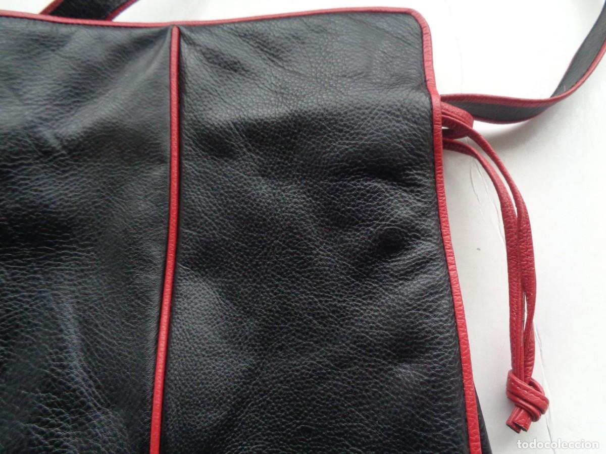 Antig&uuml;edades: BOLSO DE PIEL ORION - Foto 5