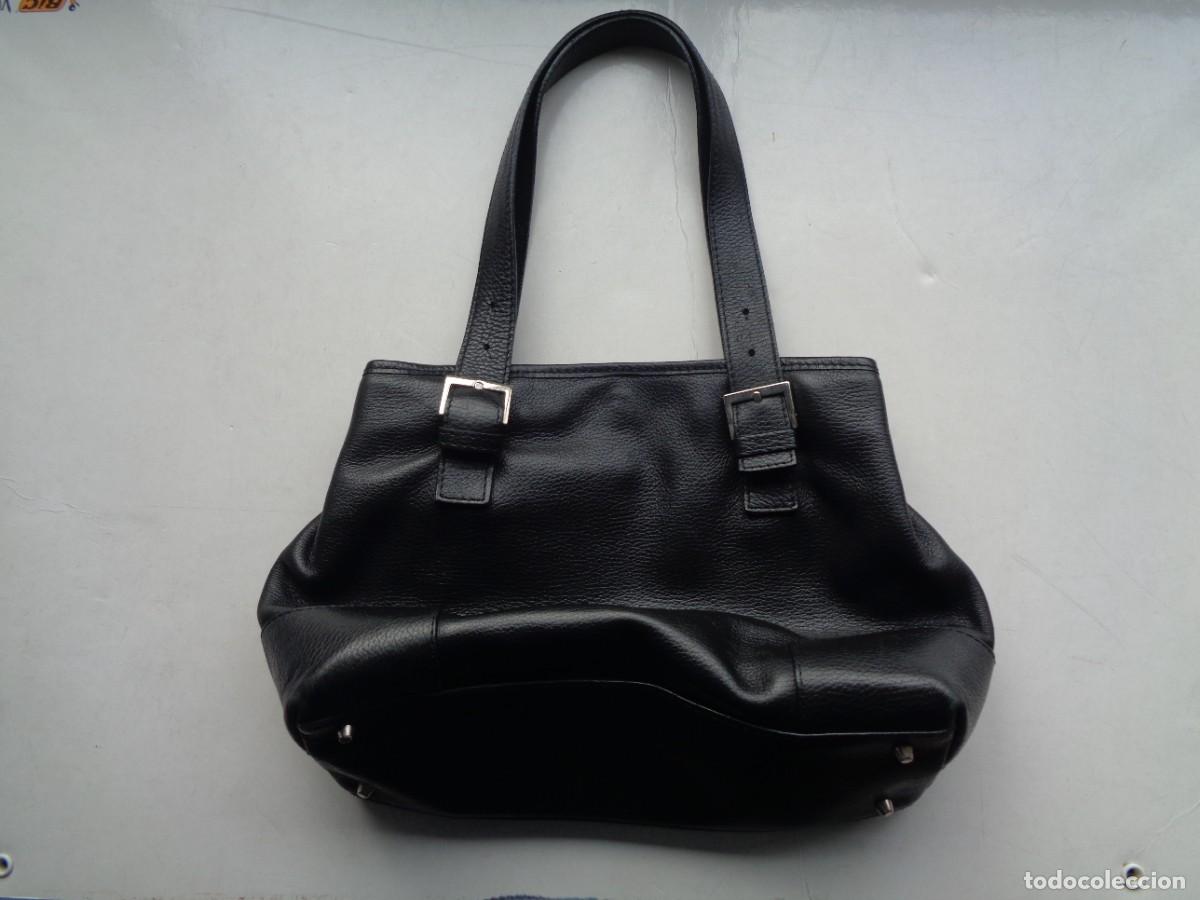 Antig&uuml;edades: BOLSO DE PIEL DE PEDRO ROGADO - Foto 3