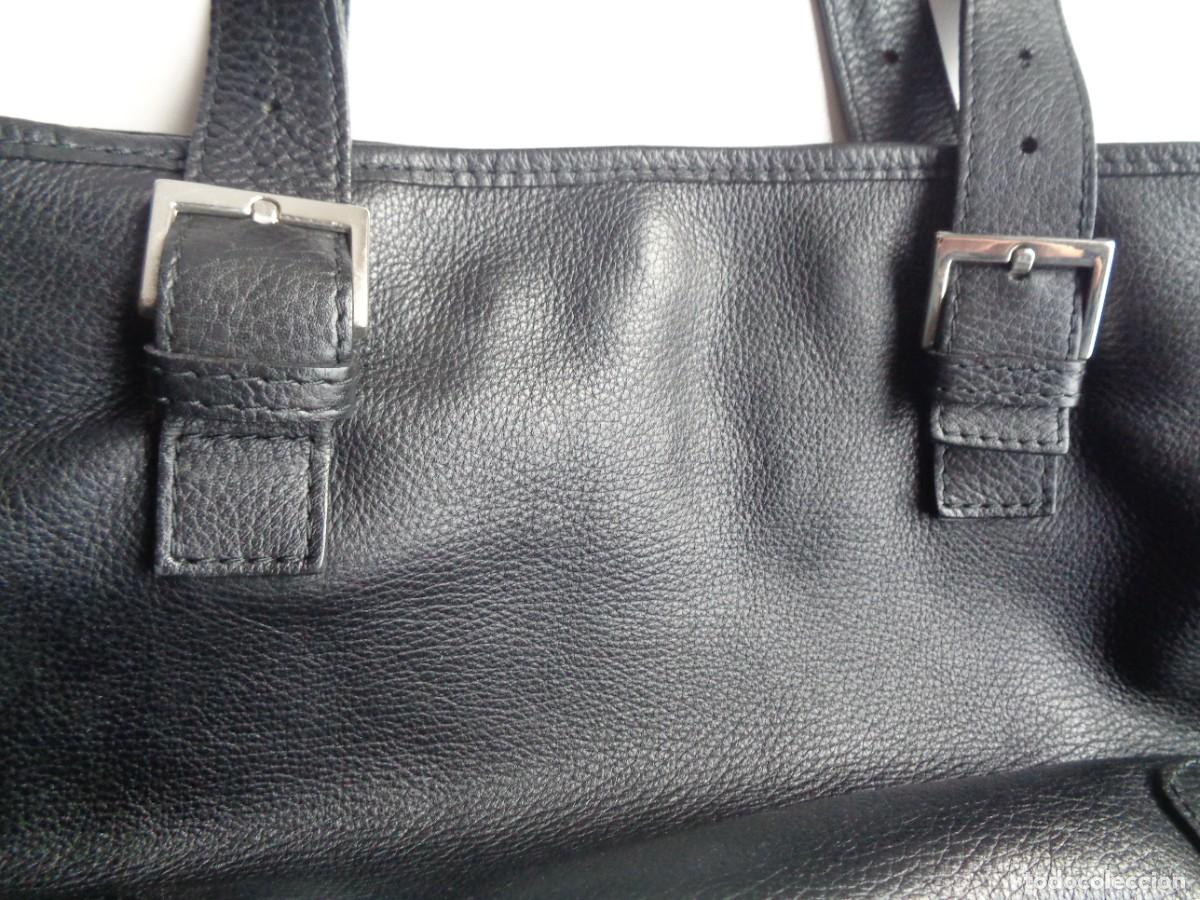 Antig&uuml;edades: BOLSO DE PIEL DE PEDRO ROGADO - Foto 5
