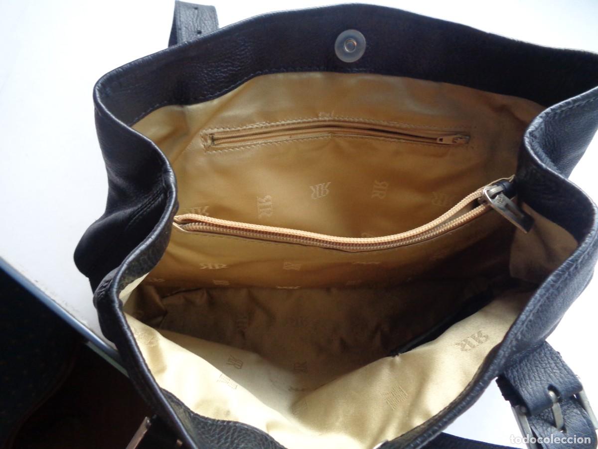 Antig&uuml;edades: BOLSO DE PIEL DE PEDRO ROGADO - Foto 8