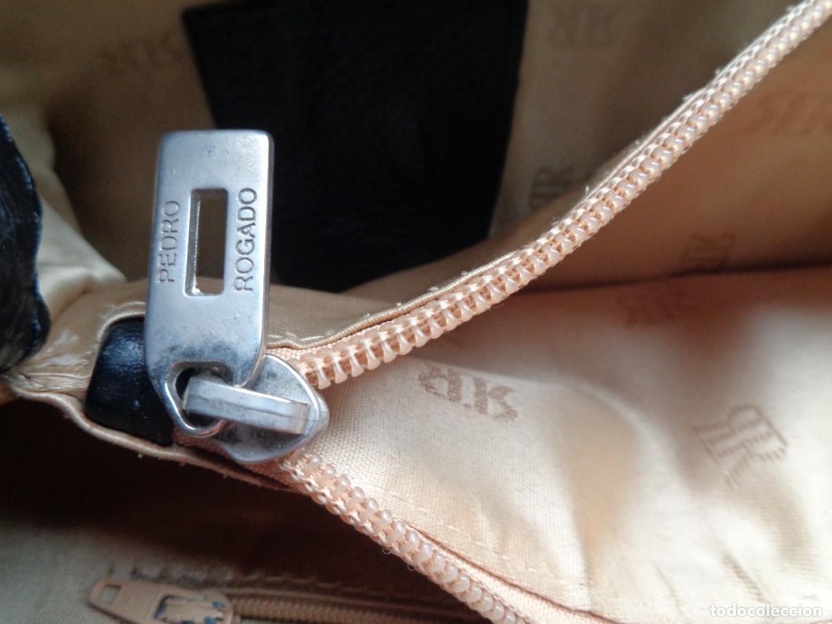 Antig&uuml;edades: BOLSO DE PIEL DE PEDRO ROGADO - Foto 11