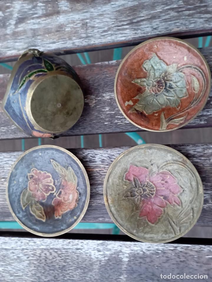 Antig&uuml;edades: CONJUNTO BRONCE CLOISONE. - Foto 3