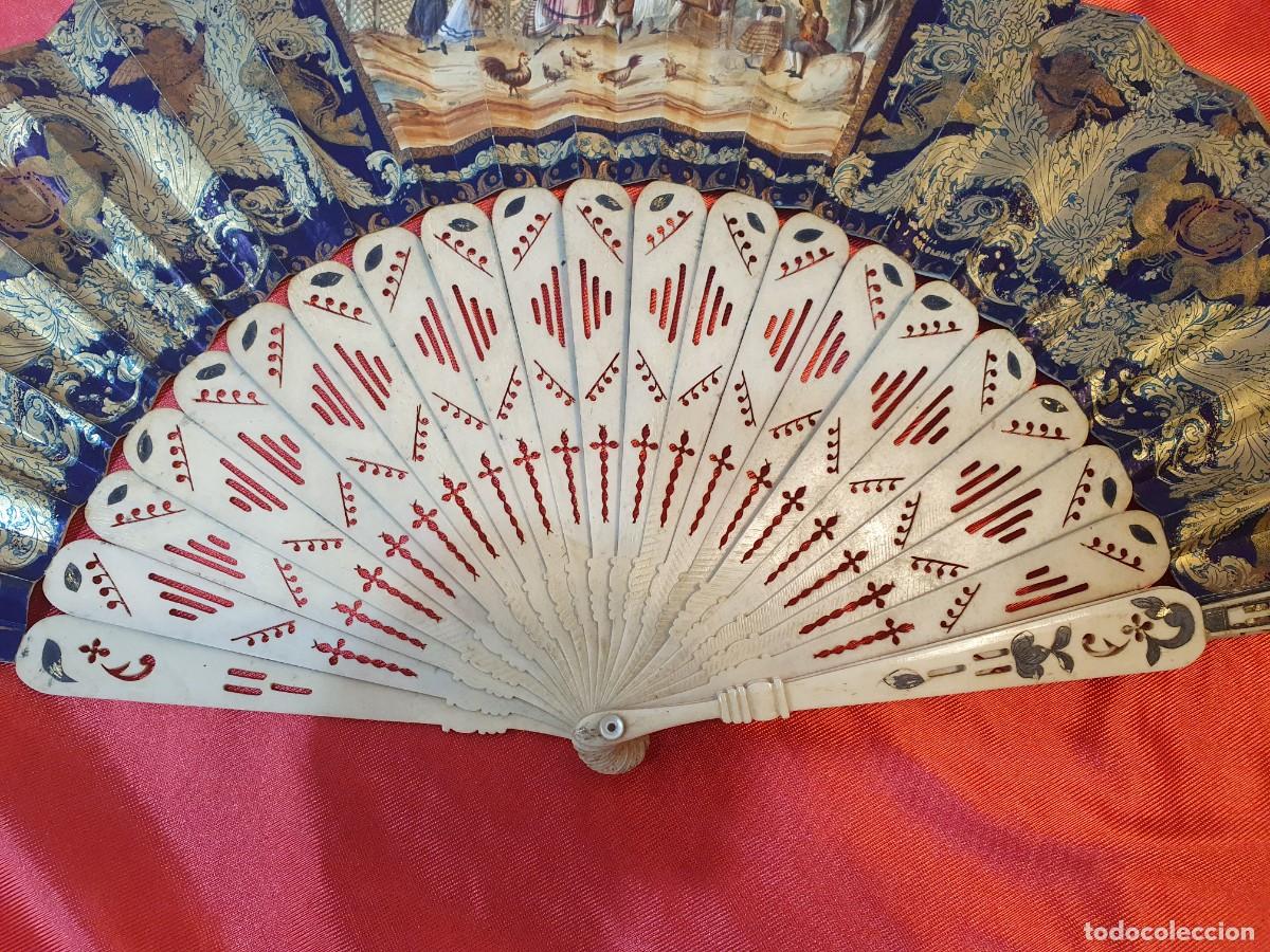 Antig&uuml;edades: .ABANICO ANTIGUO DE DAMA - Foto 3