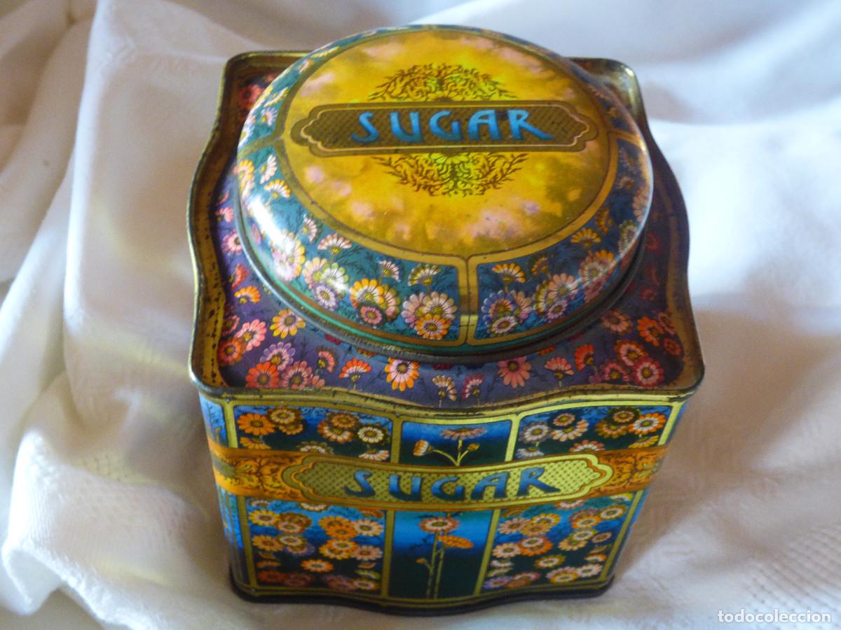 Antig&uuml;edades: Antigua lata para sugar. - Foto 1