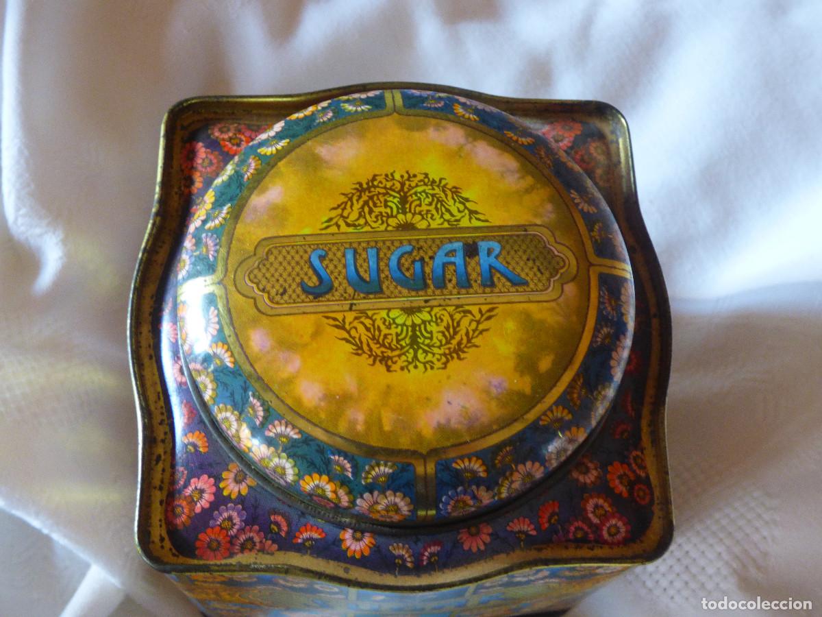 Antig&uuml;edades: Antigua lata para sugar. - Foto 4