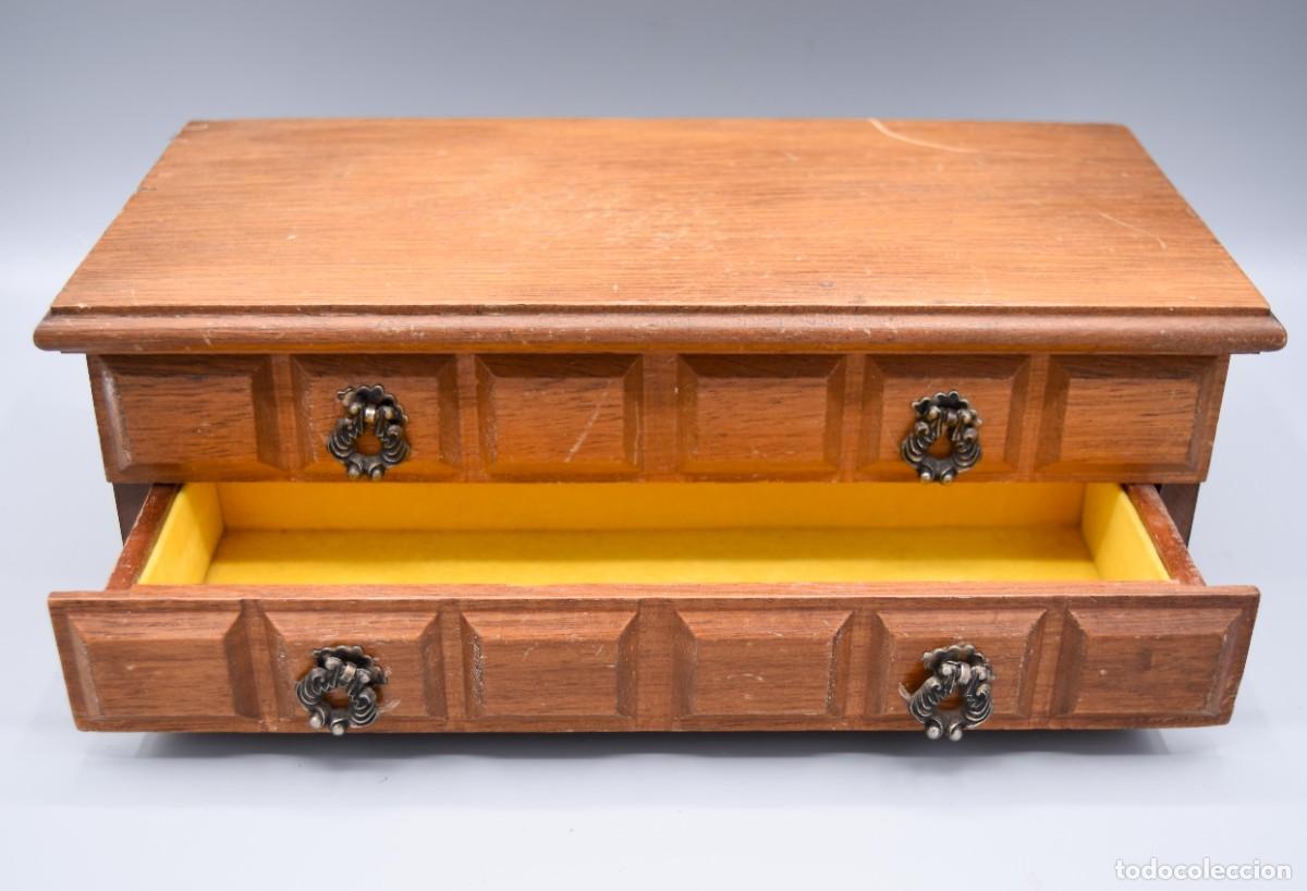 Antig&uuml;edades: Caja / joyero musical - Madera - Foto 4