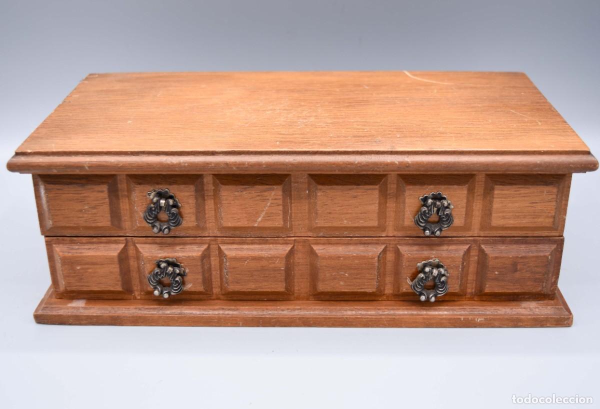 Antig&uuml;edades: Caja / joyero musical - Madera - Foto 2