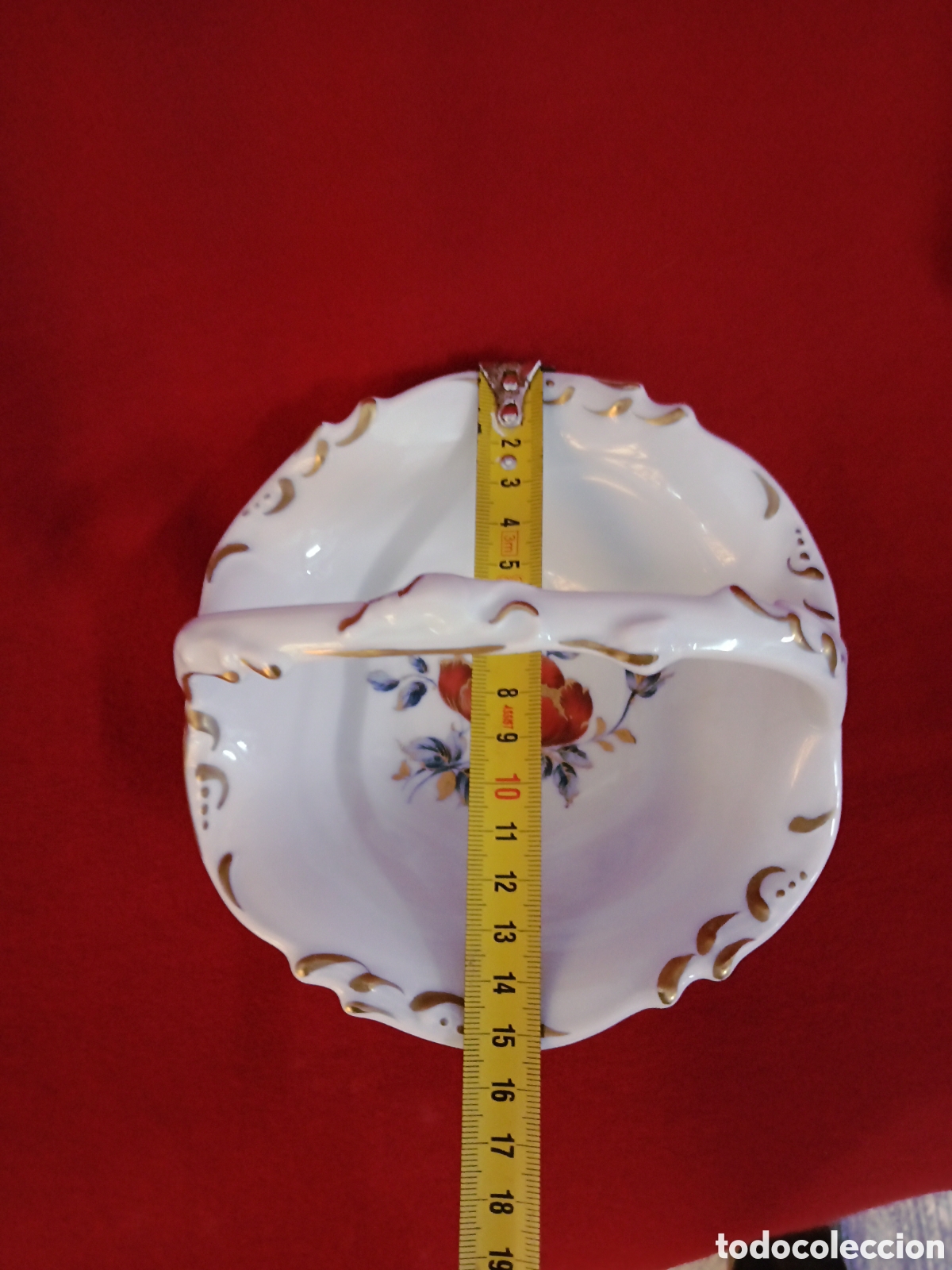 Antig&uuml;edades: Cesta de porcelana Limoges - Foto 5