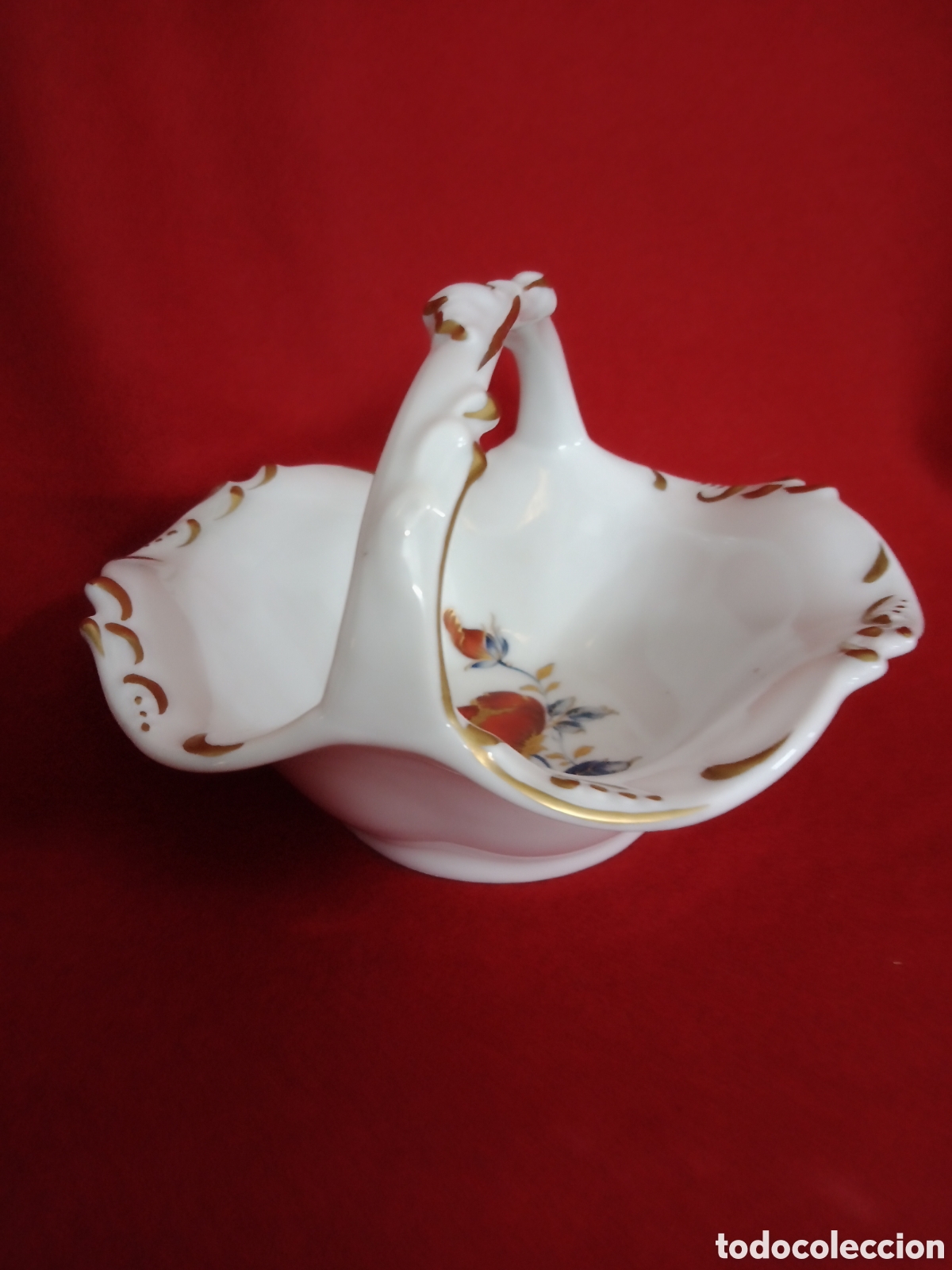 Antig&uuml;edades: Cesta de porcelana Limoges - Foto 1