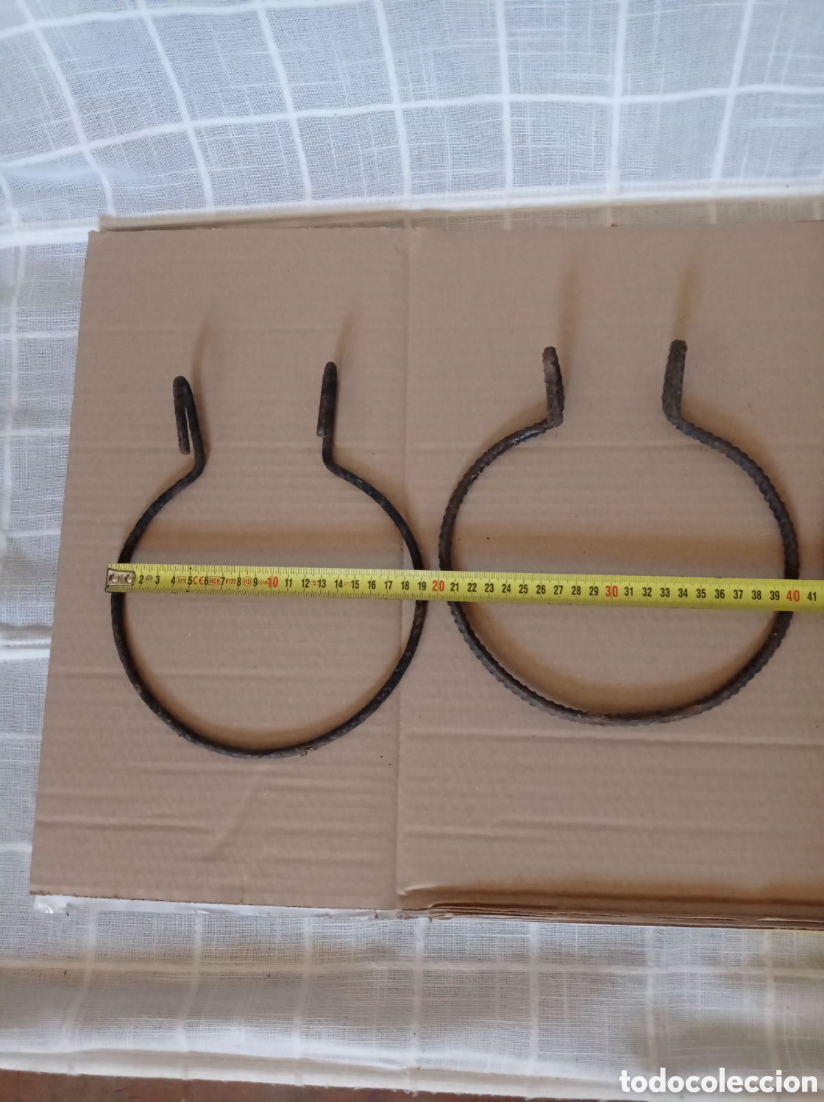 Antig&uuml;edades: LOTE 4 SOPORTES DE FORJA PARA MACETAS - Foto 2