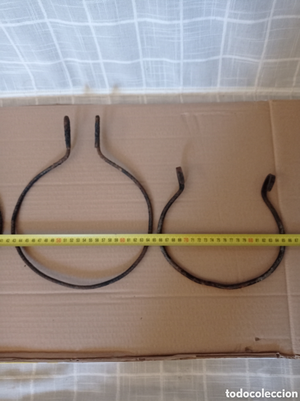 Antig&uuml;edades: LOTE 4 SOPORTES DE FORJA PARA MACETAS - Foto 3