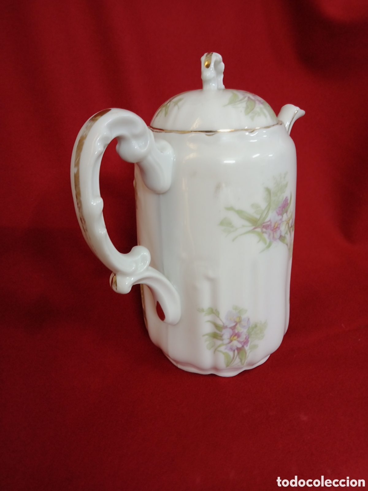 Antig&uuml;edades: Cafetera de porcelana Limoges - Foto 2