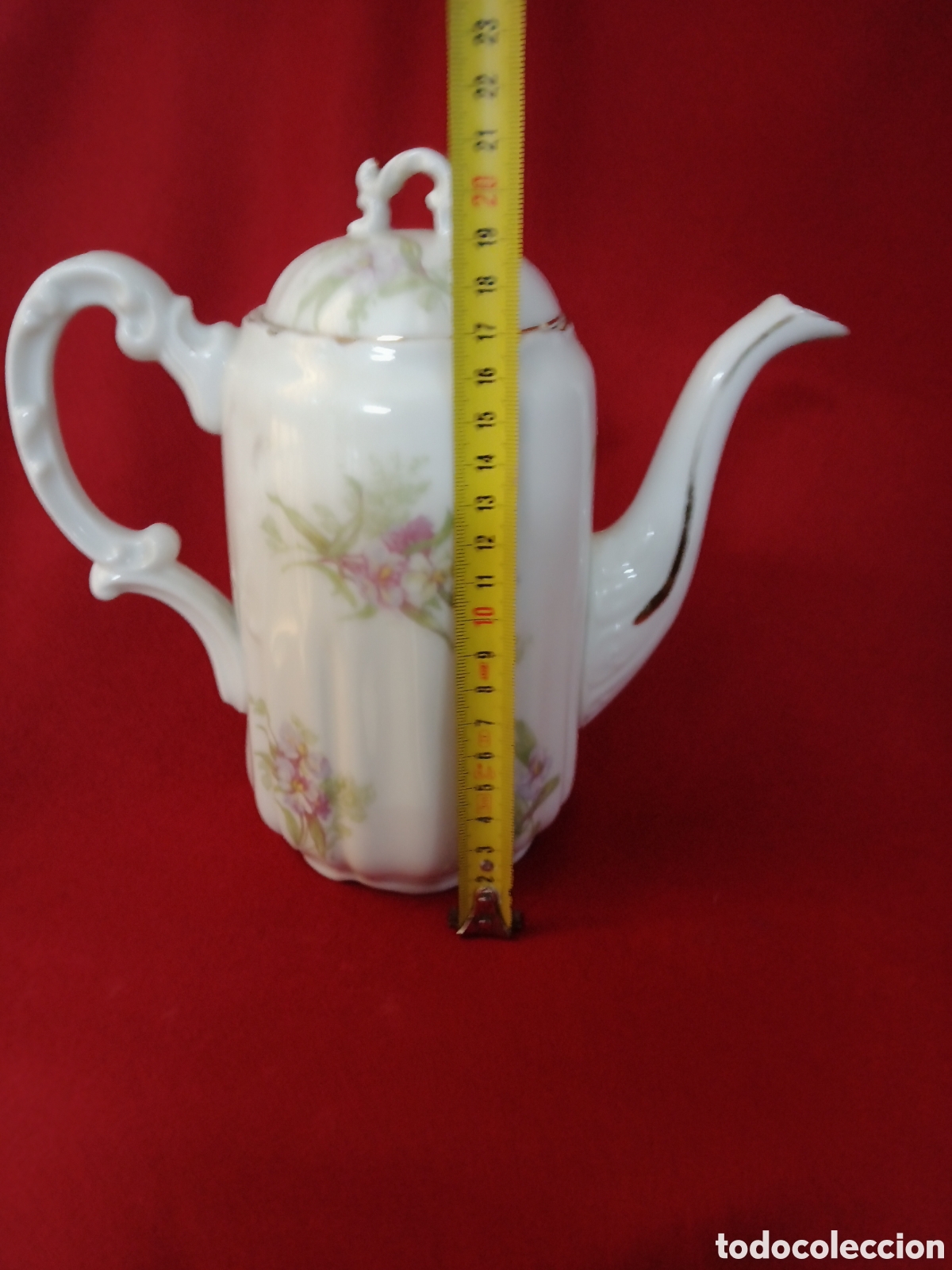 Antig&uuml;edades: Cafetera de porcelana Limoges - Foto 5