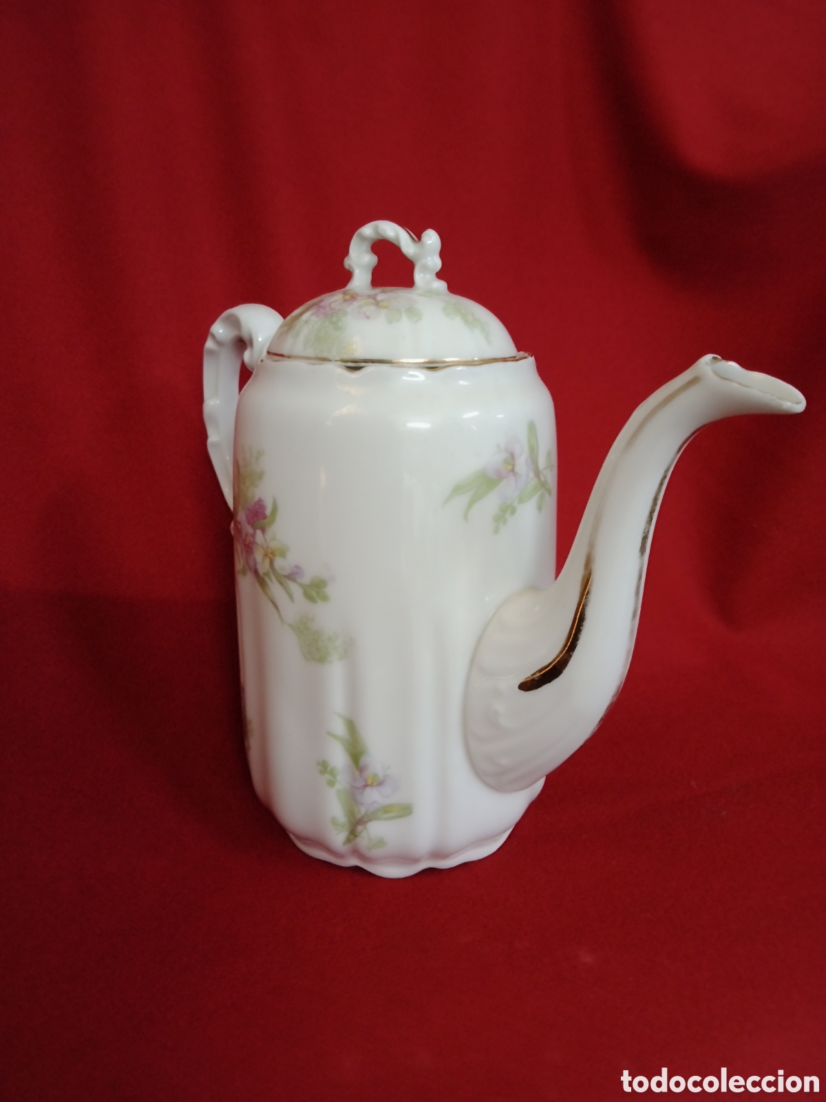 Antig&uuml;edades: Cafetera de porcelana Limoges - Foto 1