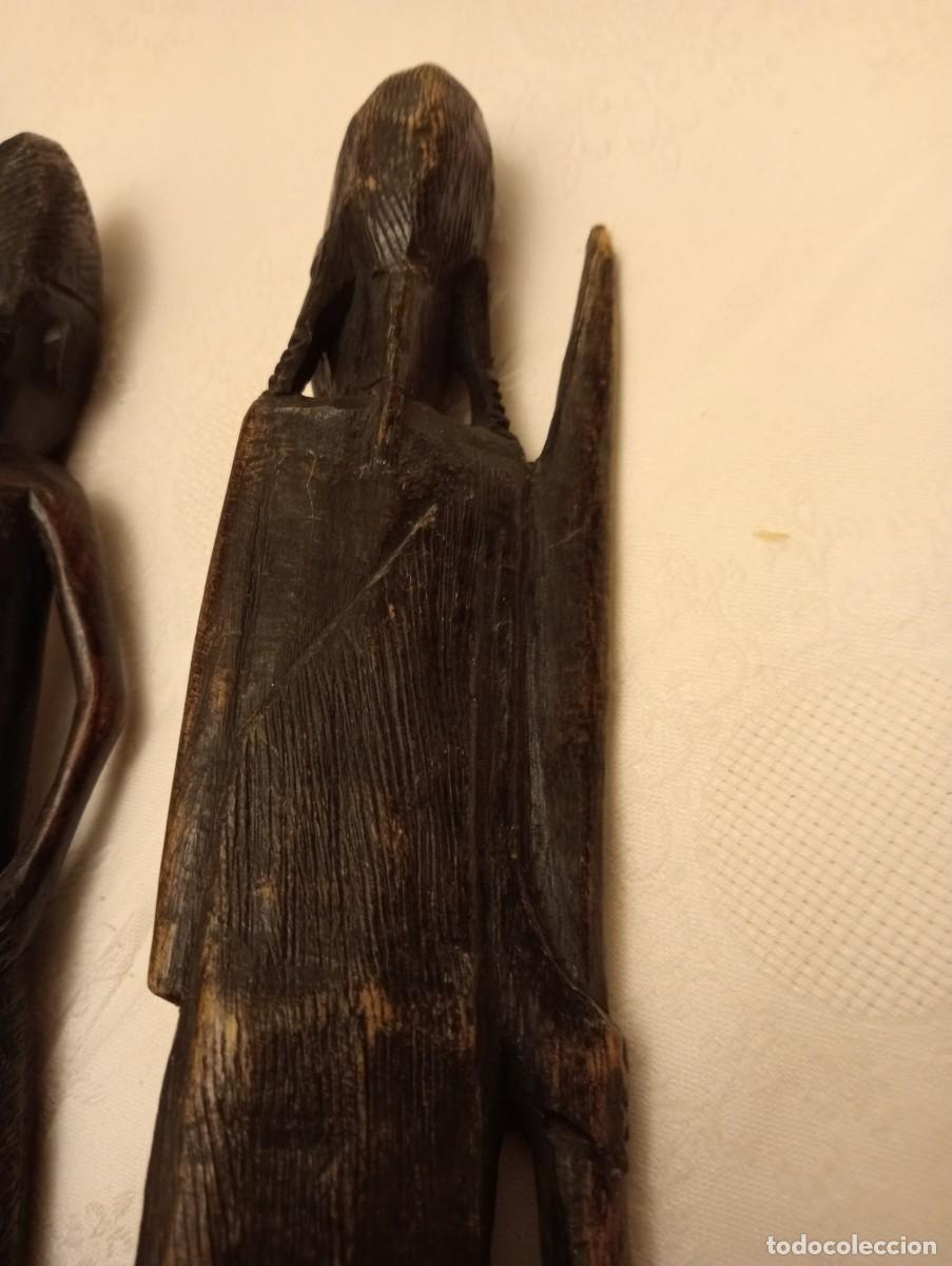 Antig&uuml;edades: LOTE DE DOS FIGURAS DE &Eacute;BANO - Foto 8