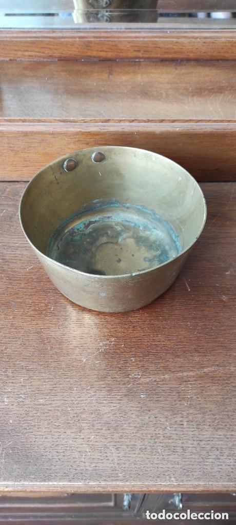 Antig&uuml;edades: CAZO DE BRONCE SIGLO XIX - Foto 4