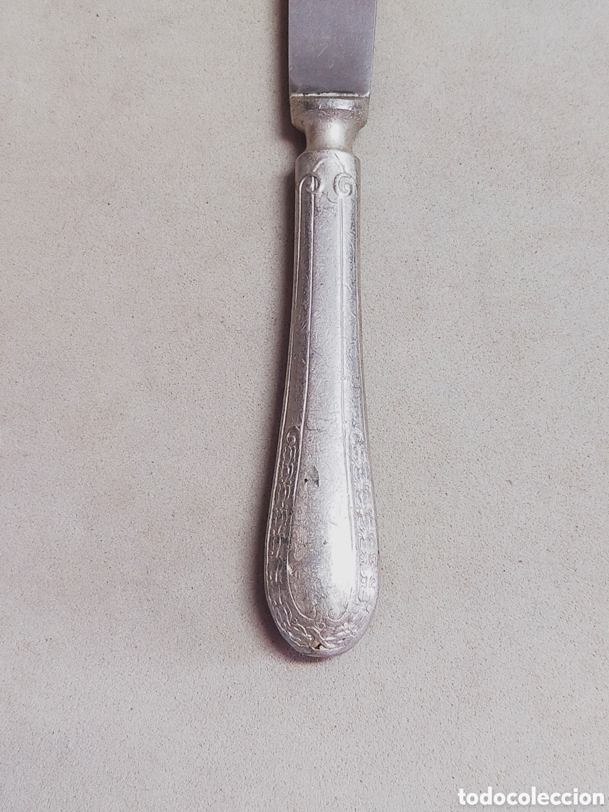 Antig&uuml;edades: CUCHILLO DE ALUMINIO, ANTIGUO. - Foto 2