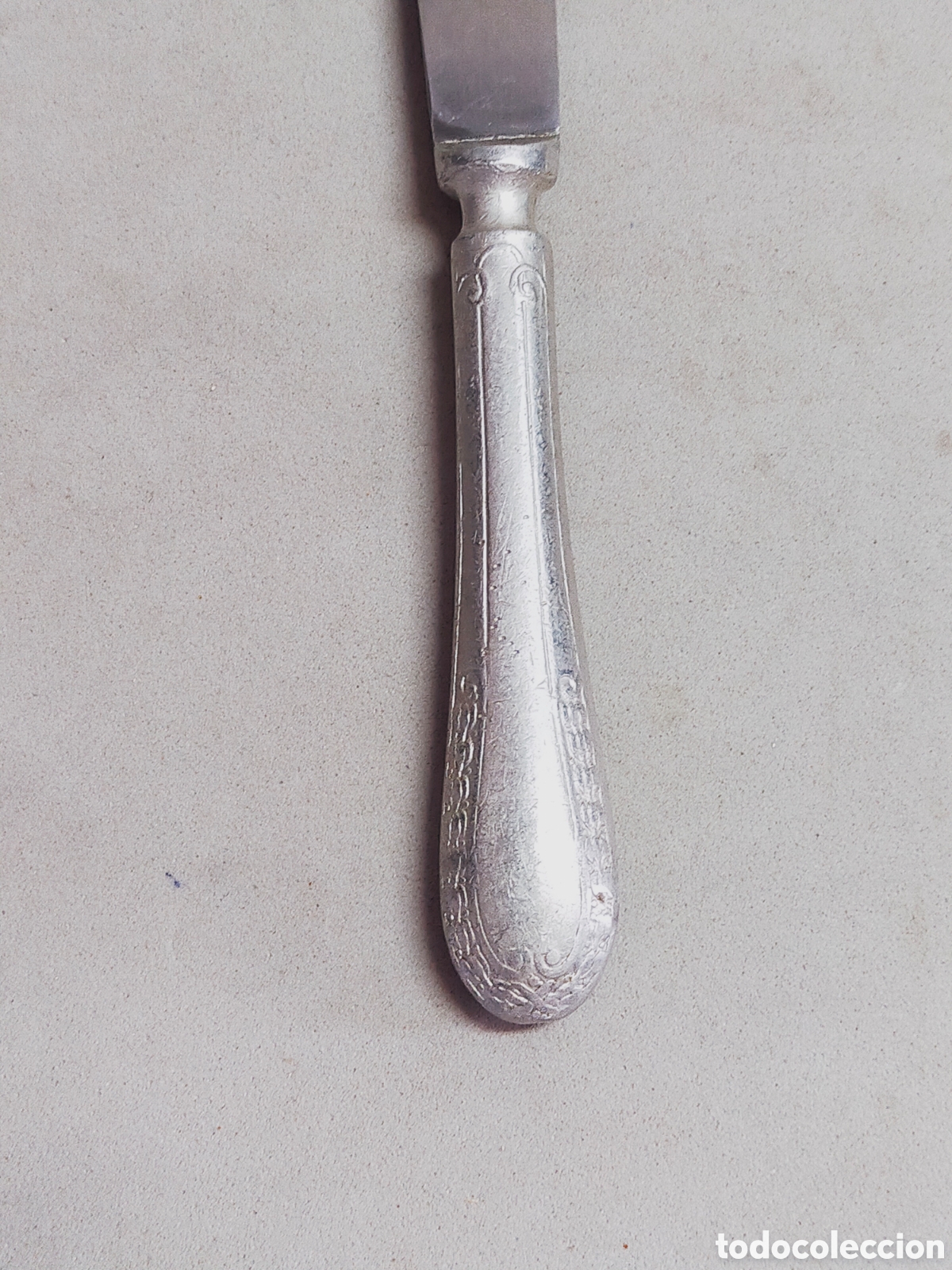 Antig&uuml;edades: CUCHILLO DE ALUMINIO, ANTIGUO. - Foto 4