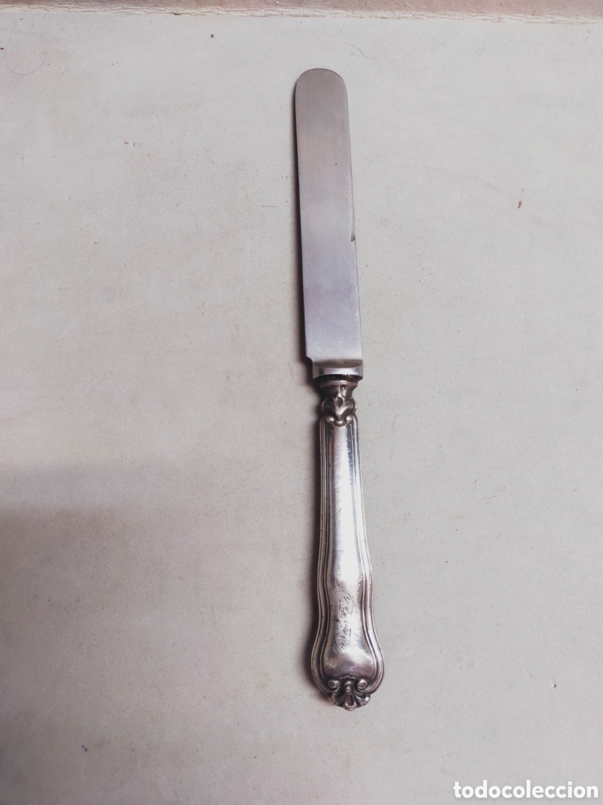 Antig&uuml;edades: CUCHILLO DE PLATA. 21 CM. - Foto 7