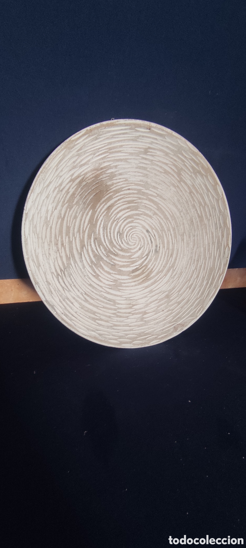 Antig&uuml;edades: PLATO DE MADERA - Foto 3