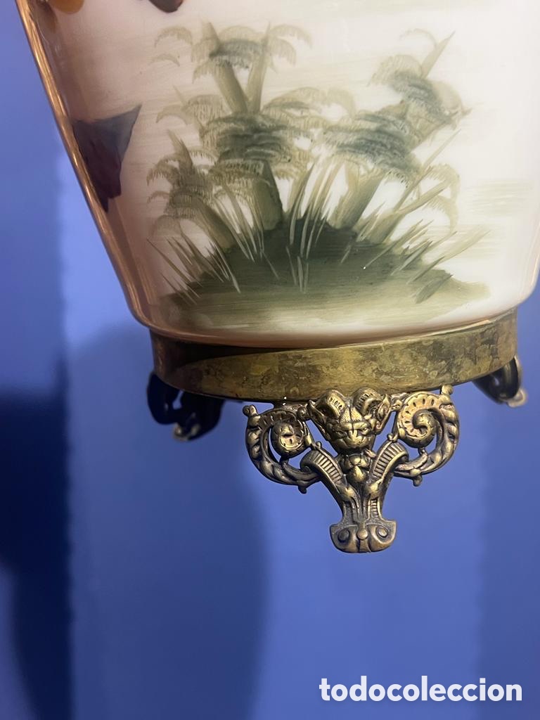 Antig&uuml;edades: Gran jarr&oacute;n de opalina francesa del siglo xix - Foto 9