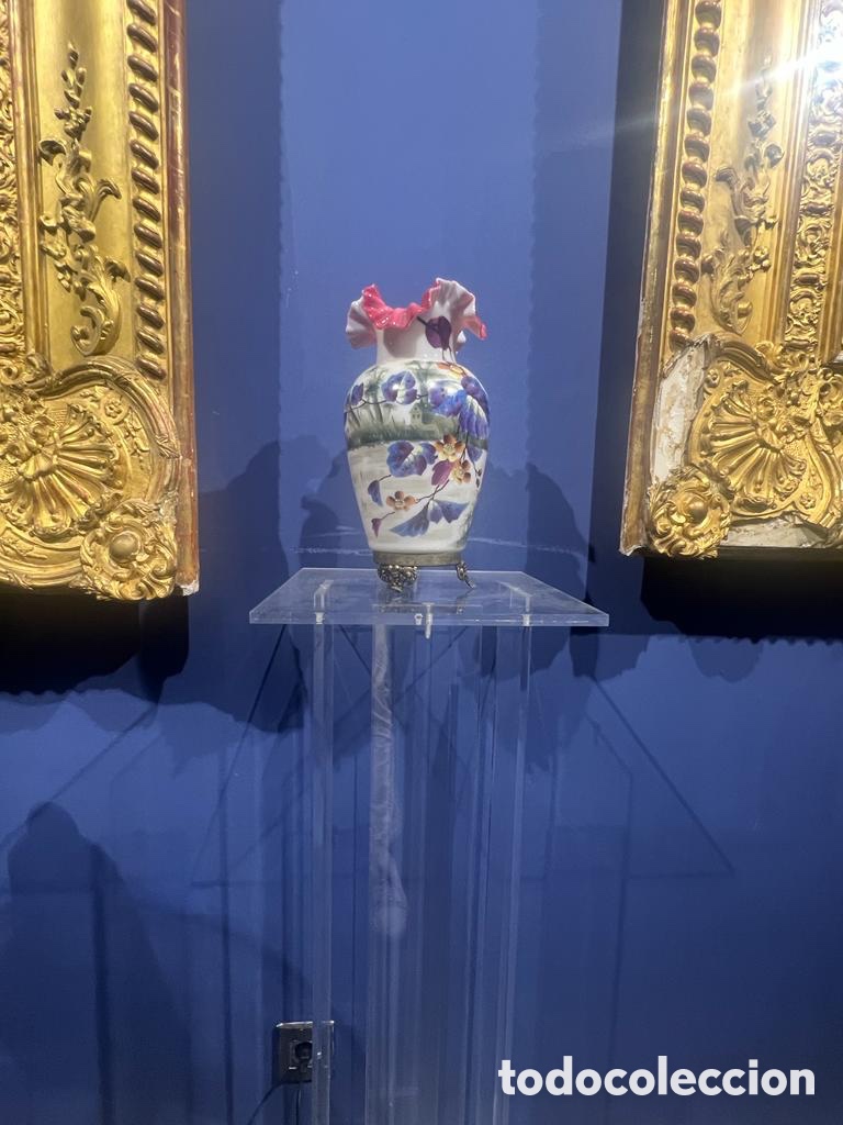 Antig&uuml;edades: Gran jarr&oacute;n de opalina francesa del siglo xix - Foto 1