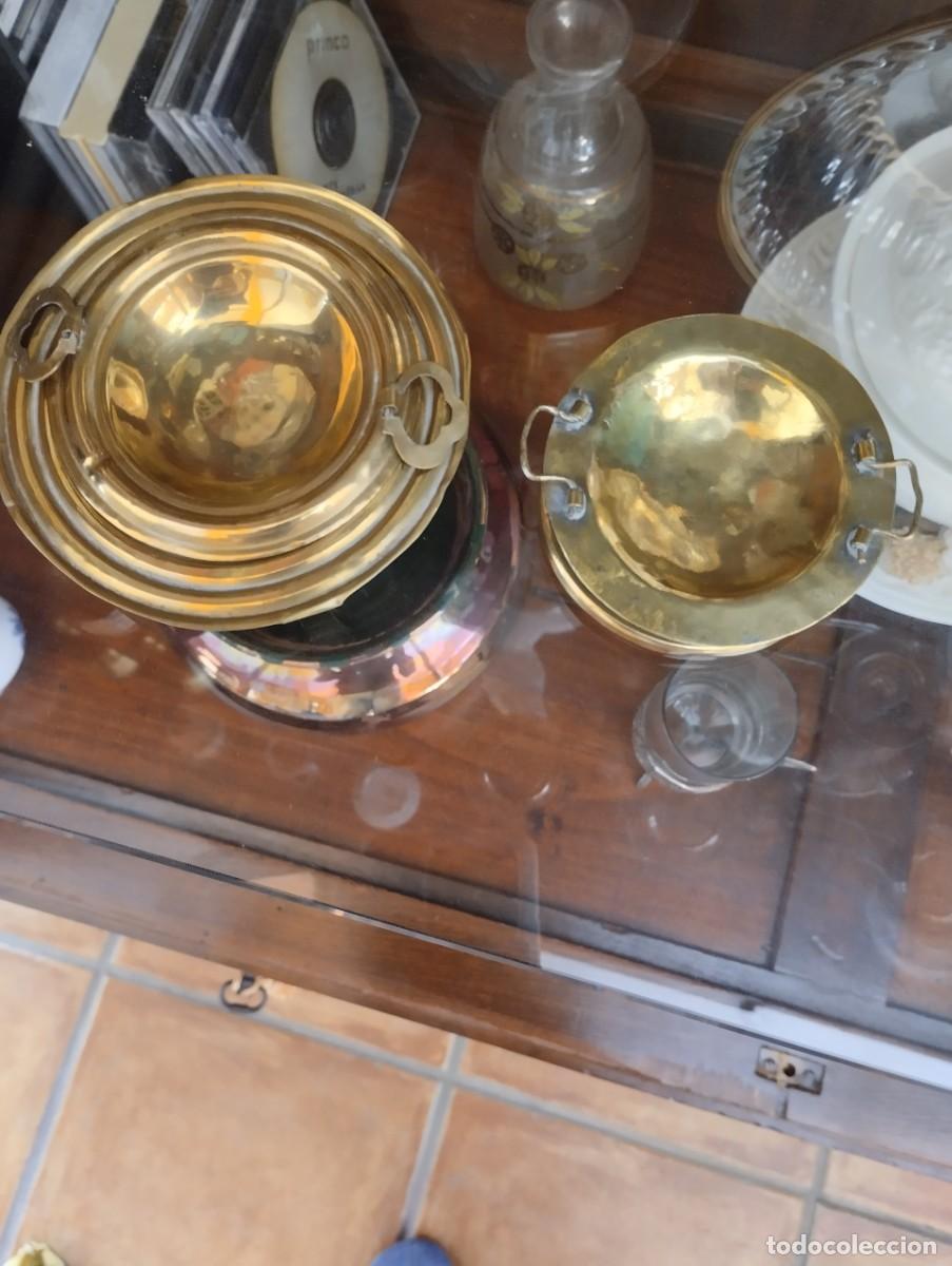 Antig&uuml;edades: Braseros de bronce antiguos. - Foto 1