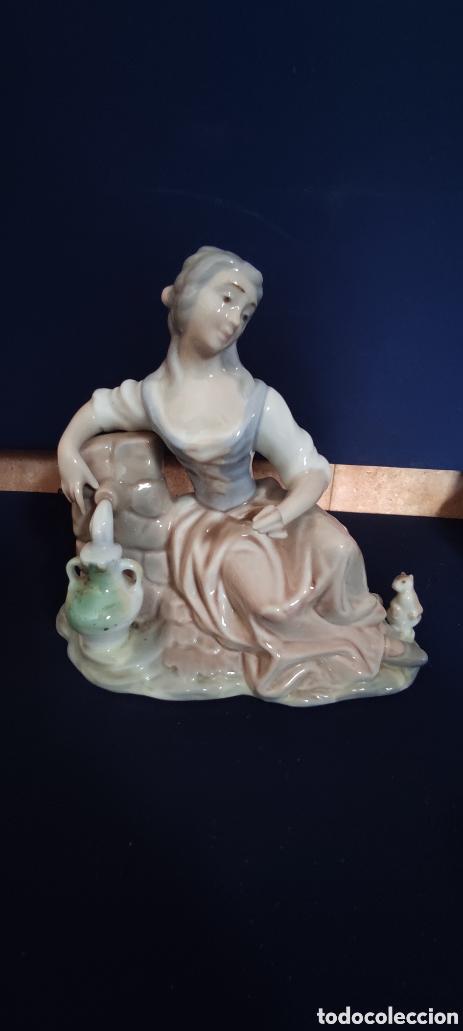 Antig&uuml;edades: FIGURA DE PORCELANAS TENGRA - Foto 9
