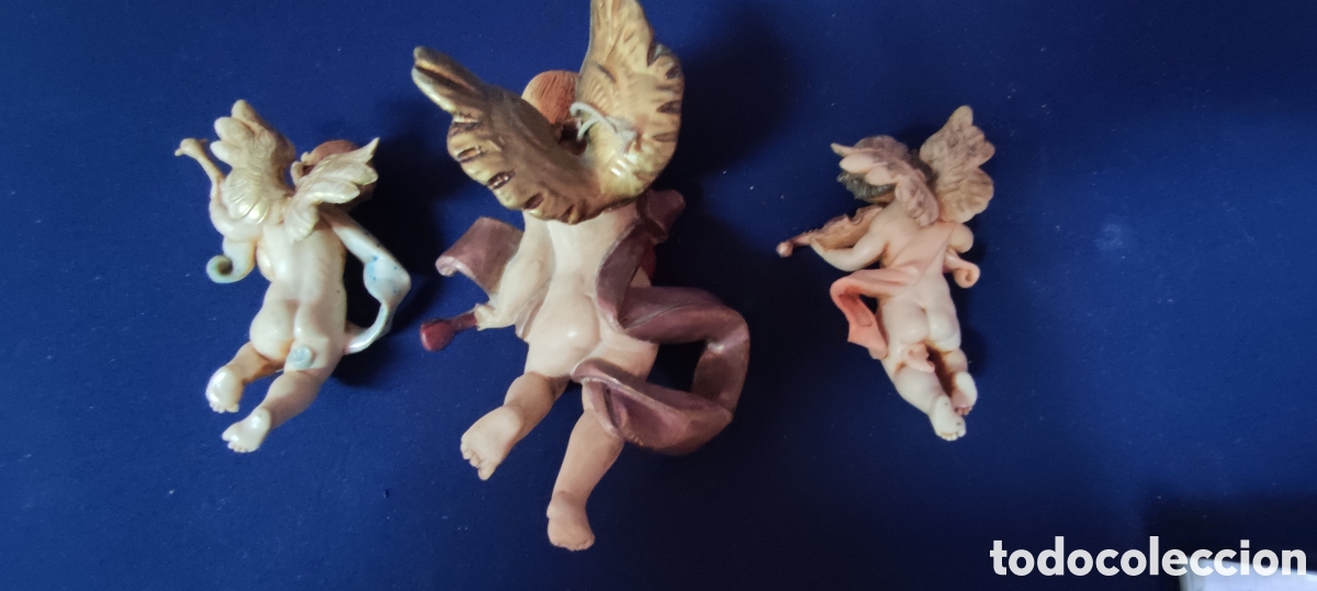 Antig&uuml;edades: LOTE DE QUERUBINES DE RESINA - Foto 6