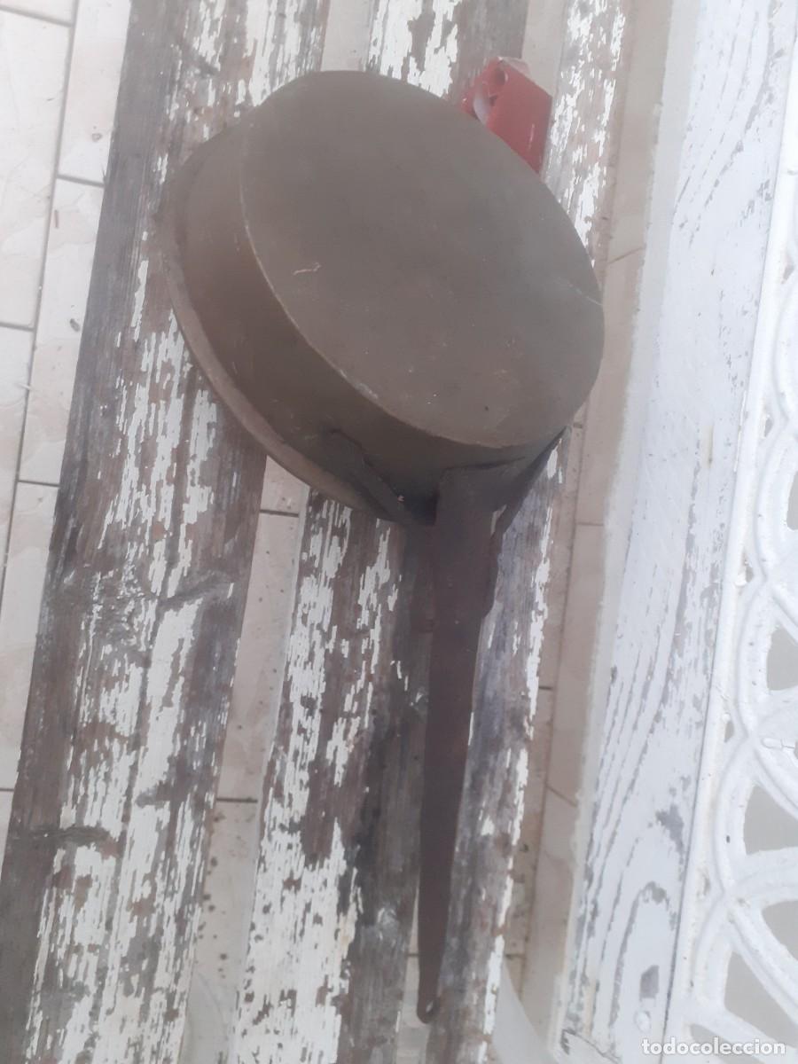 Antig&uuml;edades: Sarten en cobre y forja - Foto 1
