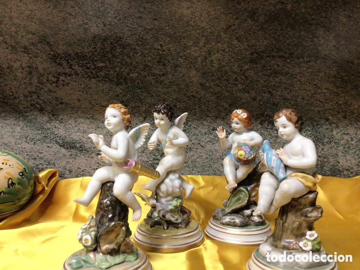 Antig&uuml;edades: Querubines de porcelana antiguos - Foto 3