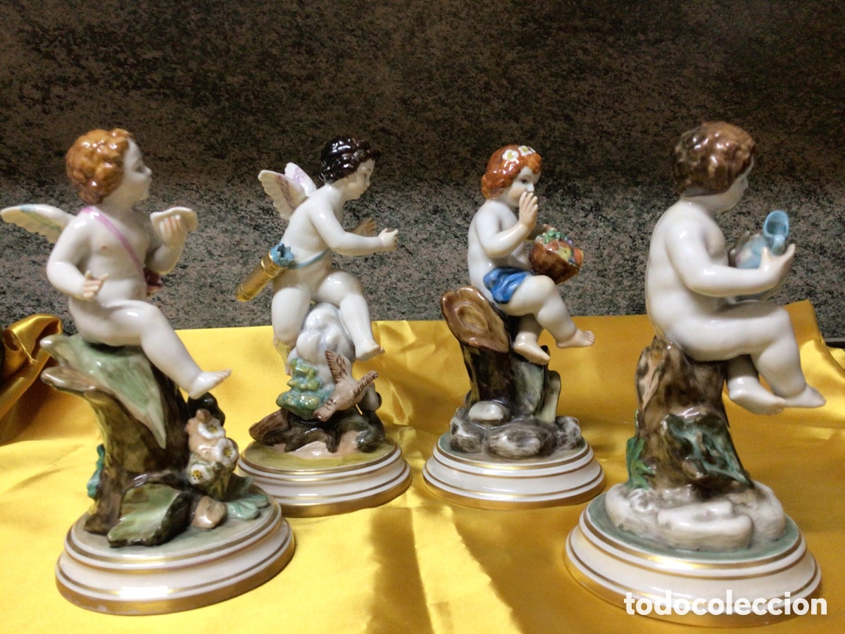 Antig&uuml;edades: Querubines de porcelana antiguos - Foto 5