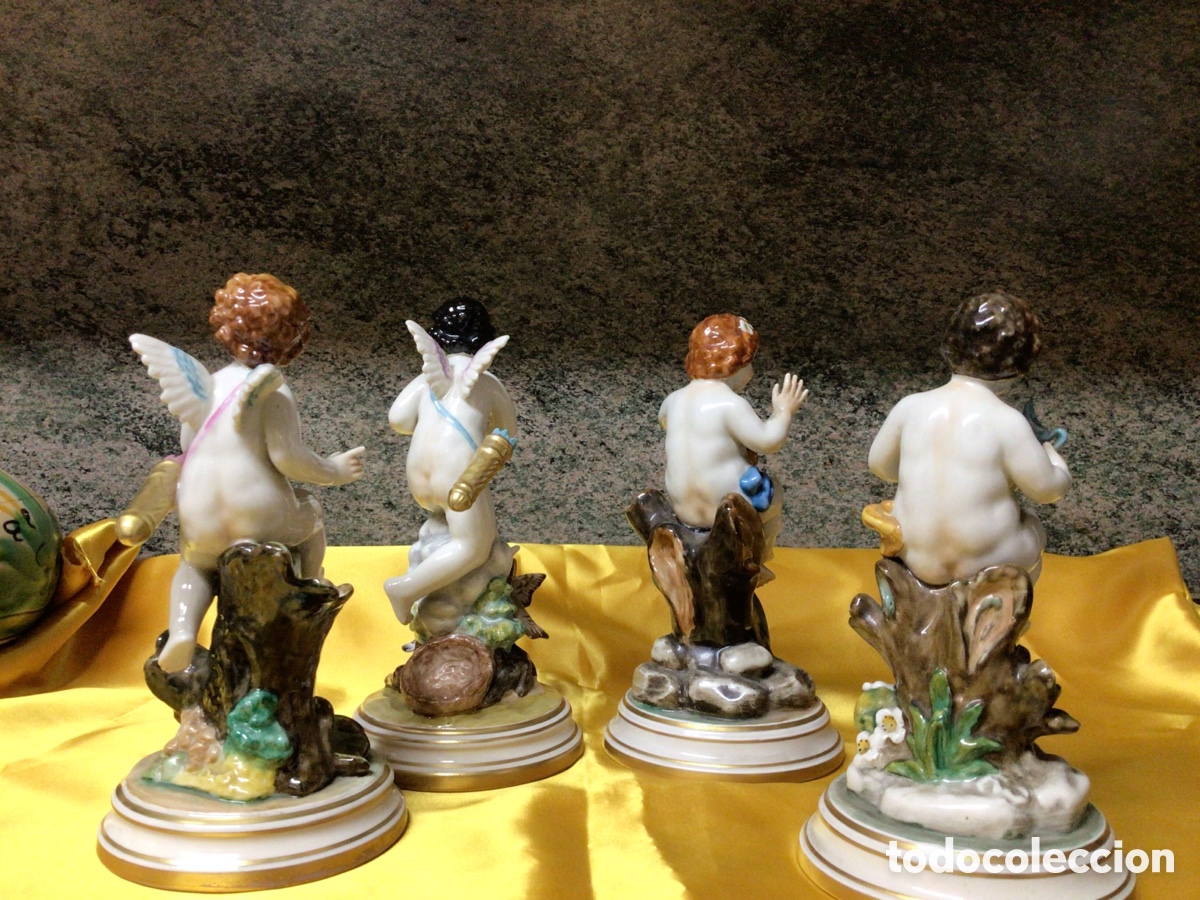 Antig&uuml;edades: Querubines de porcelana antiguos - Foto 6