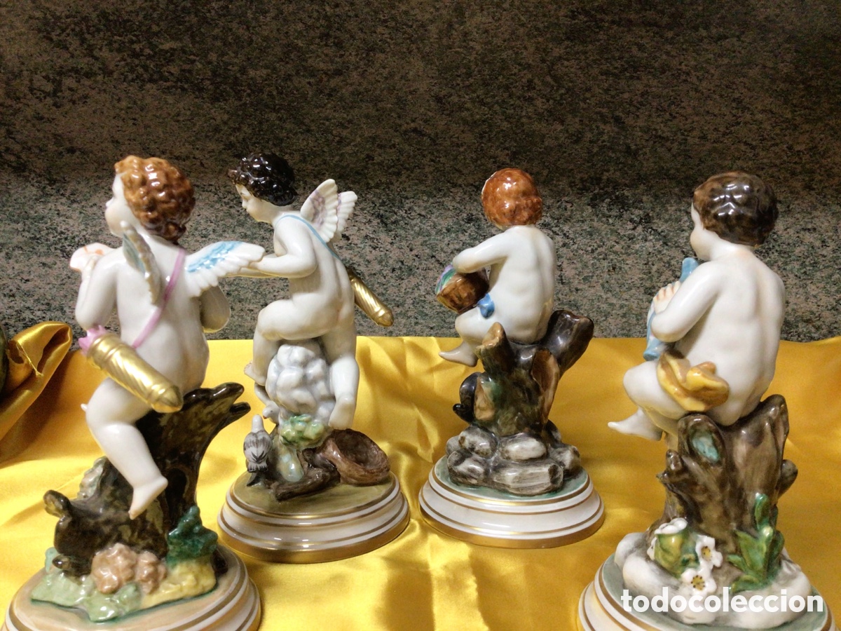 Antig&uuml;edades: Querubines de porcelana antiguos - Foto 7
