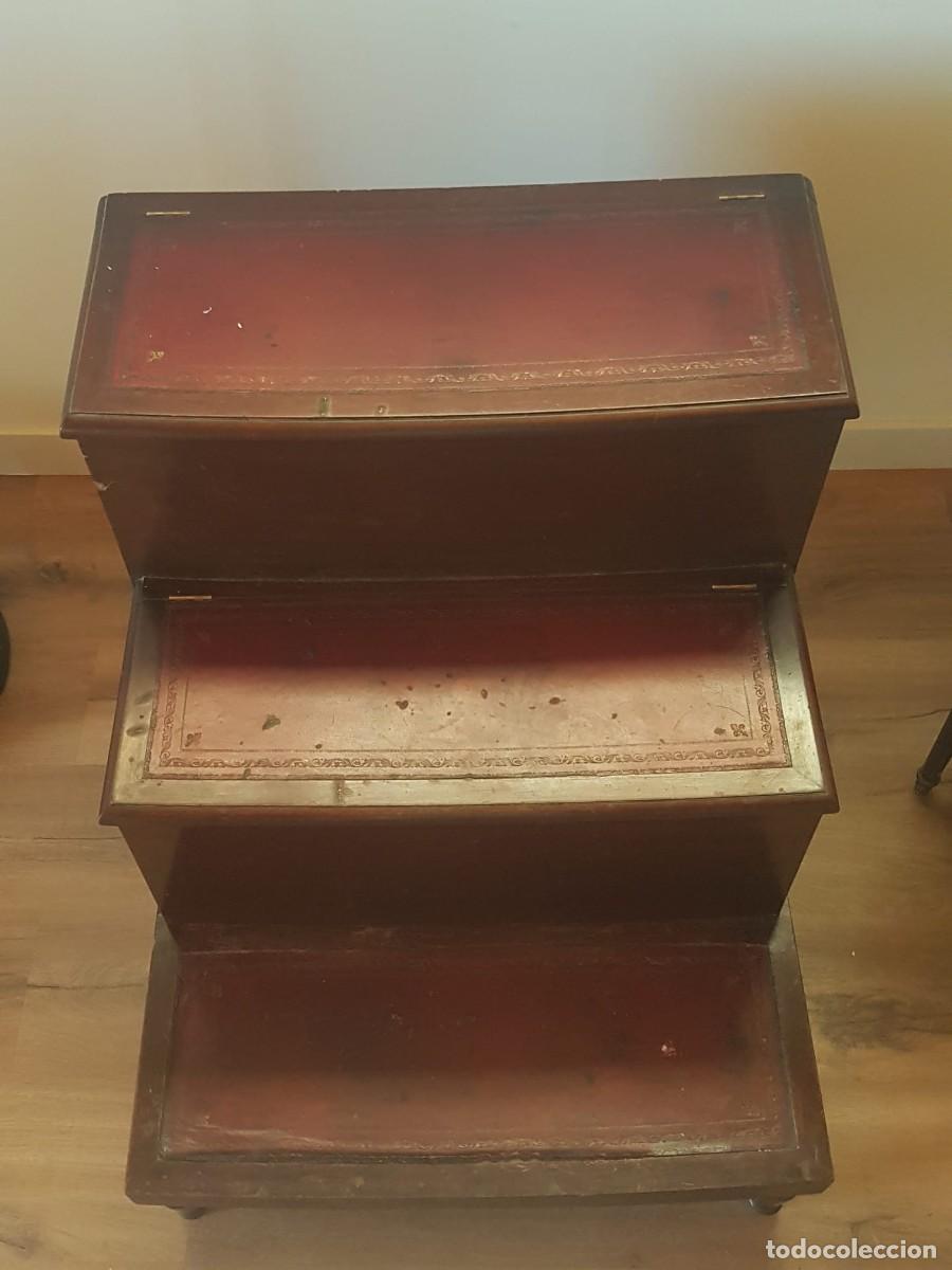 Antig&uuml;edades: Mueble escalera antiguo estilo Luis XV - Foto 2