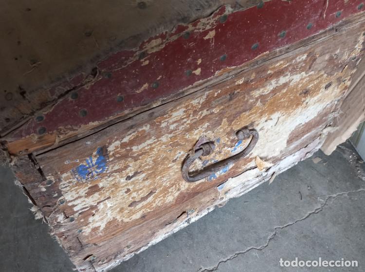 Antig&uuml;edades: BAUL ANTIGUO, COFRE - Foto 3