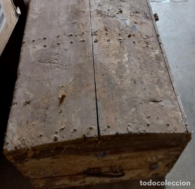 Antig&uuml;edades: BAUL ANTIGUO, COFRE - Foto 4