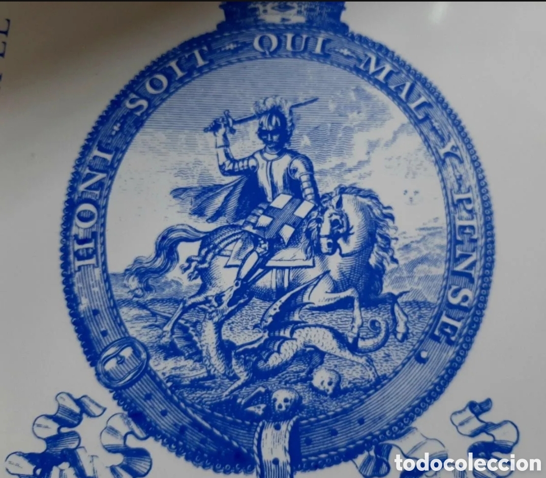 Antig&uuml;edades: Azulejo ingl&eacute;s de colecci&oacute;n - Foto 2