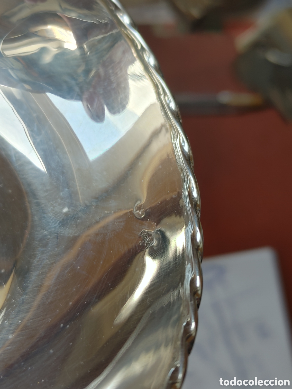 Antig&uuml;edades: Almendrero en plata punzonada. Con cisne. - Foto 2