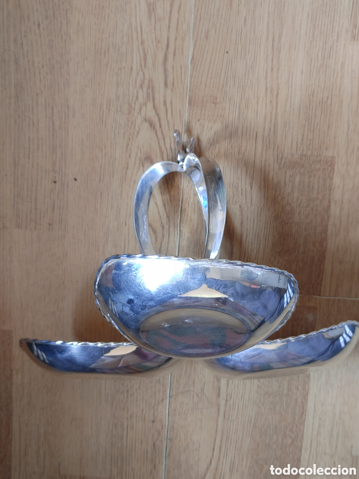 Antig&uuml;edades: Almendrero en plata punzonada. Con cisne. - Foto 3