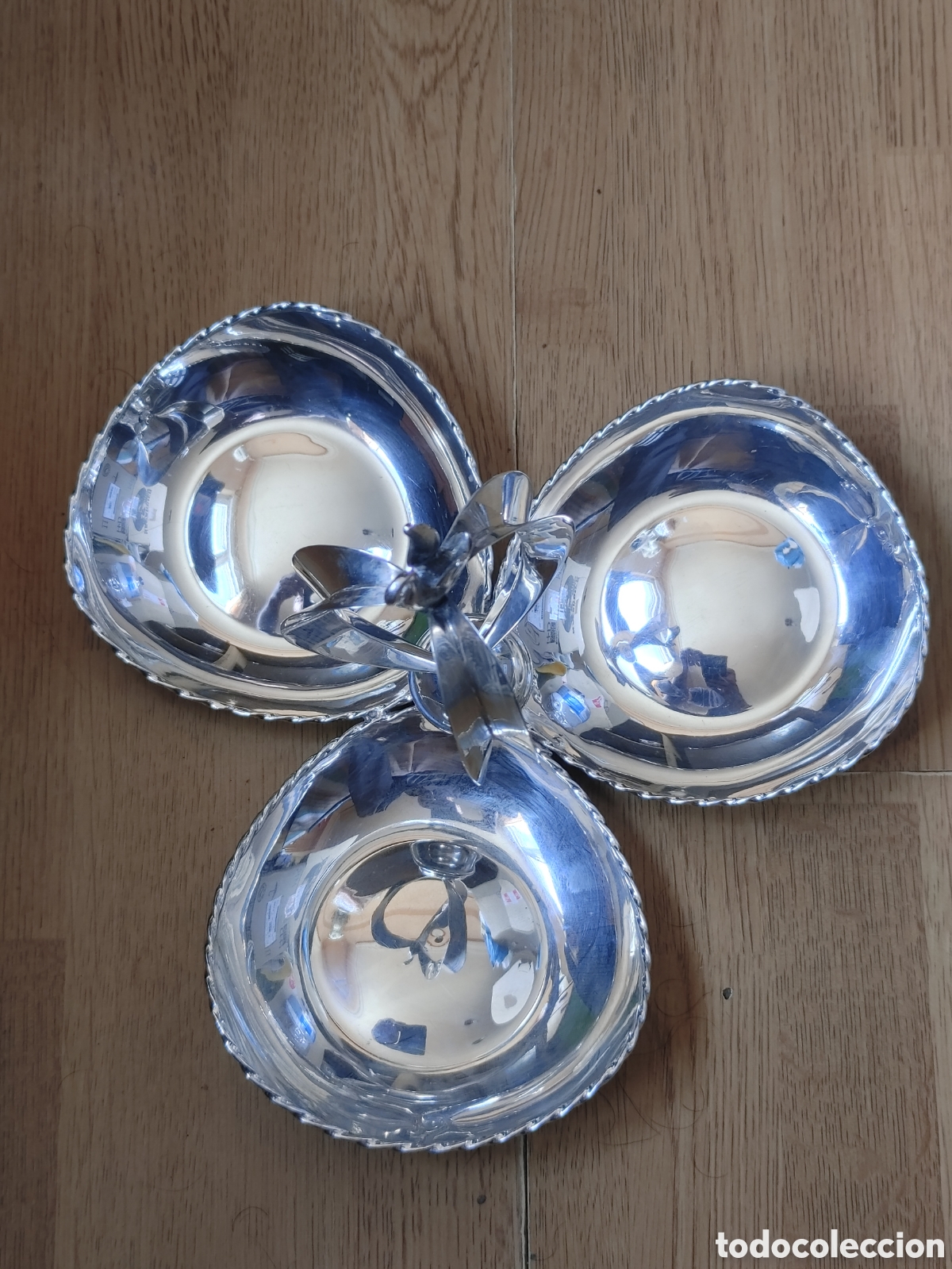 Antig&uuml;edades: Almendrero en plata punzonada. Con cisne. - Foto 4
