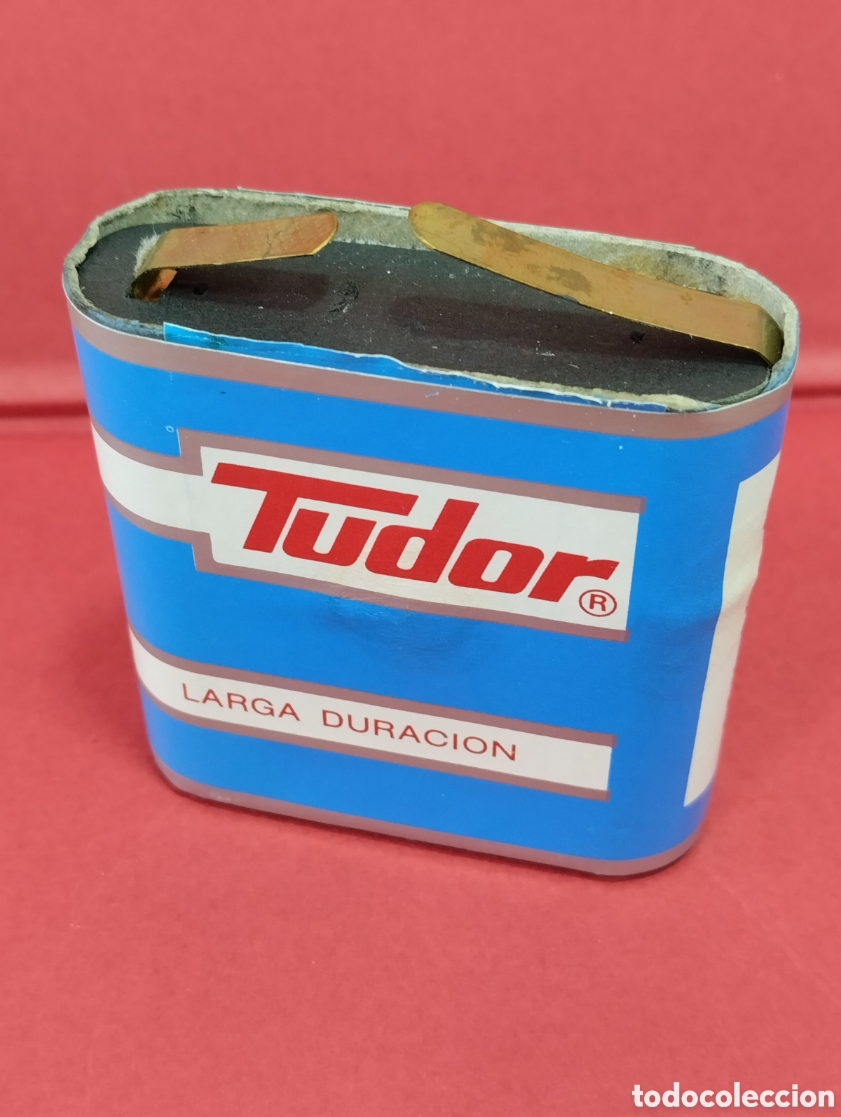 antigua pila de petaca *tudor* 4,5 voltios - Compra venta en todocoleccion
